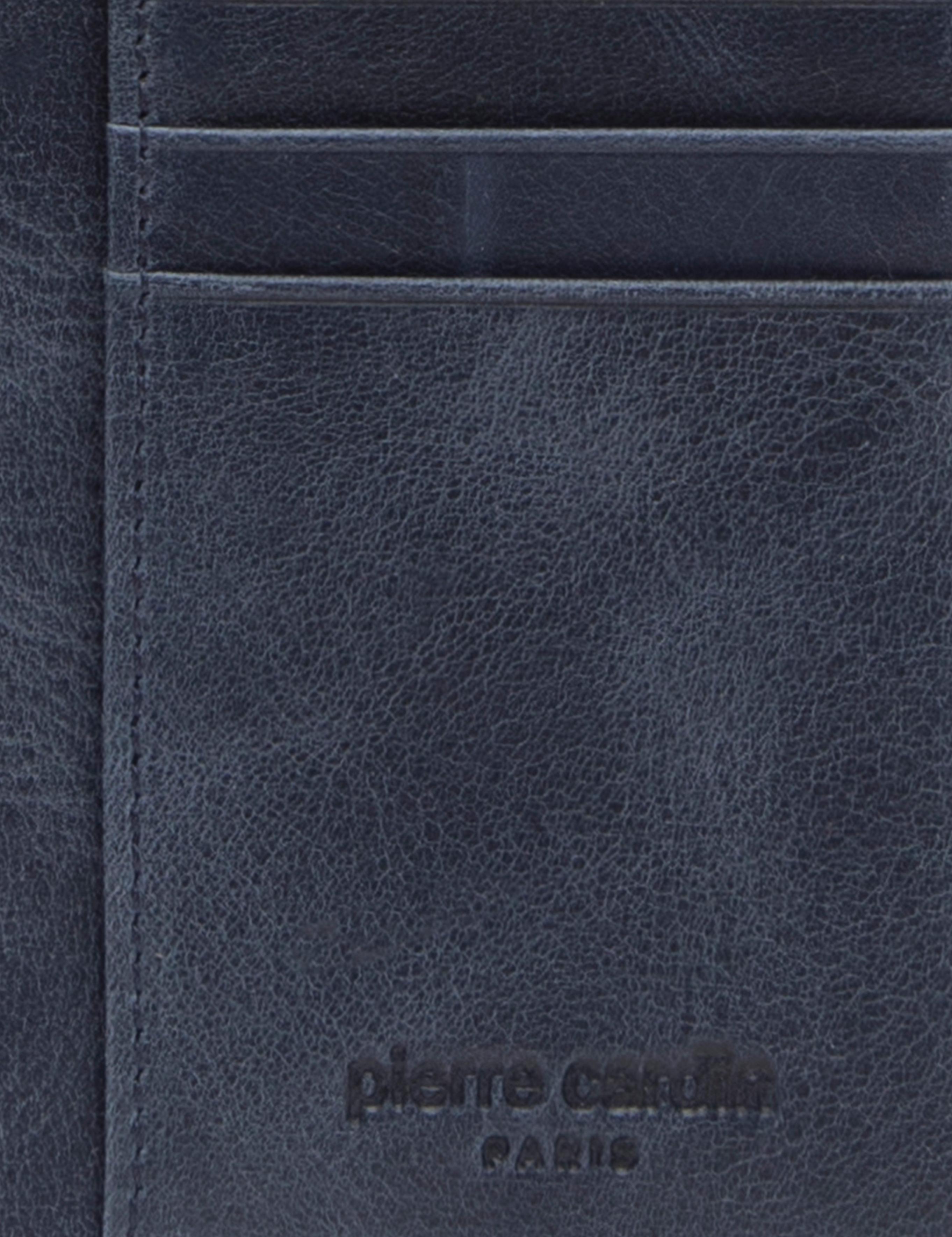 Erkek Lacivert Deri Kartlık