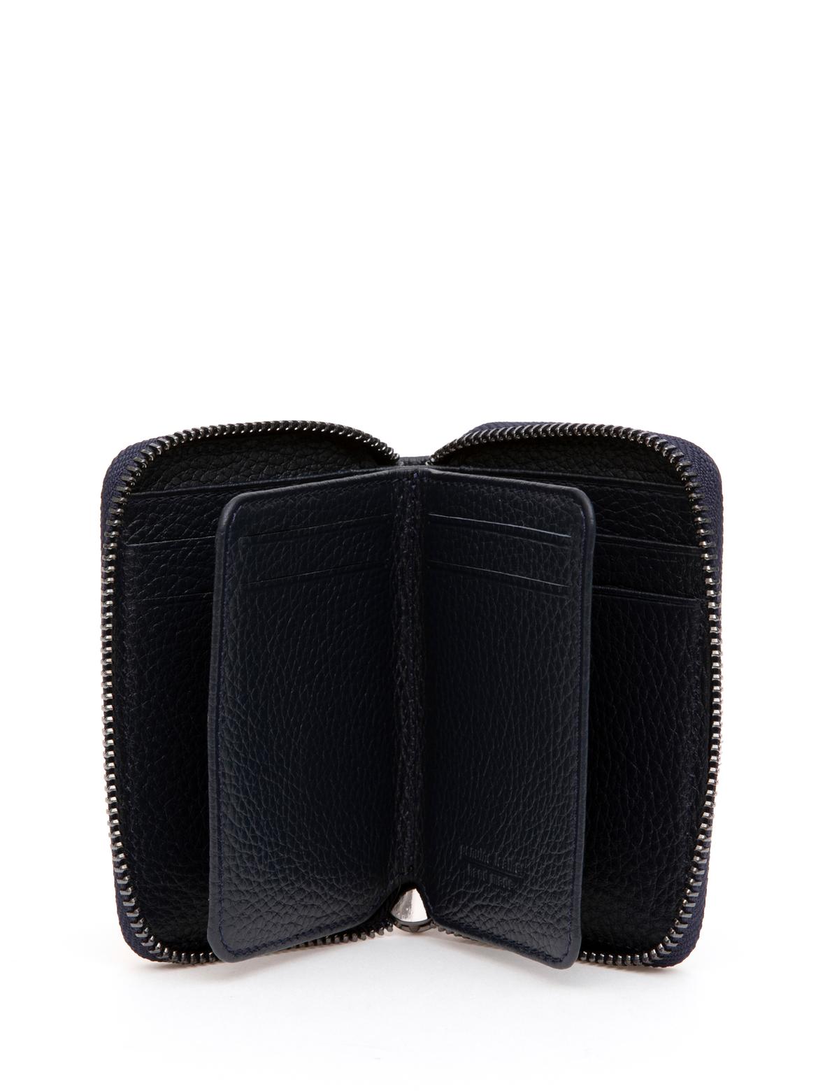 Erkek Lacivert Deri Cüzdan - 50294316001