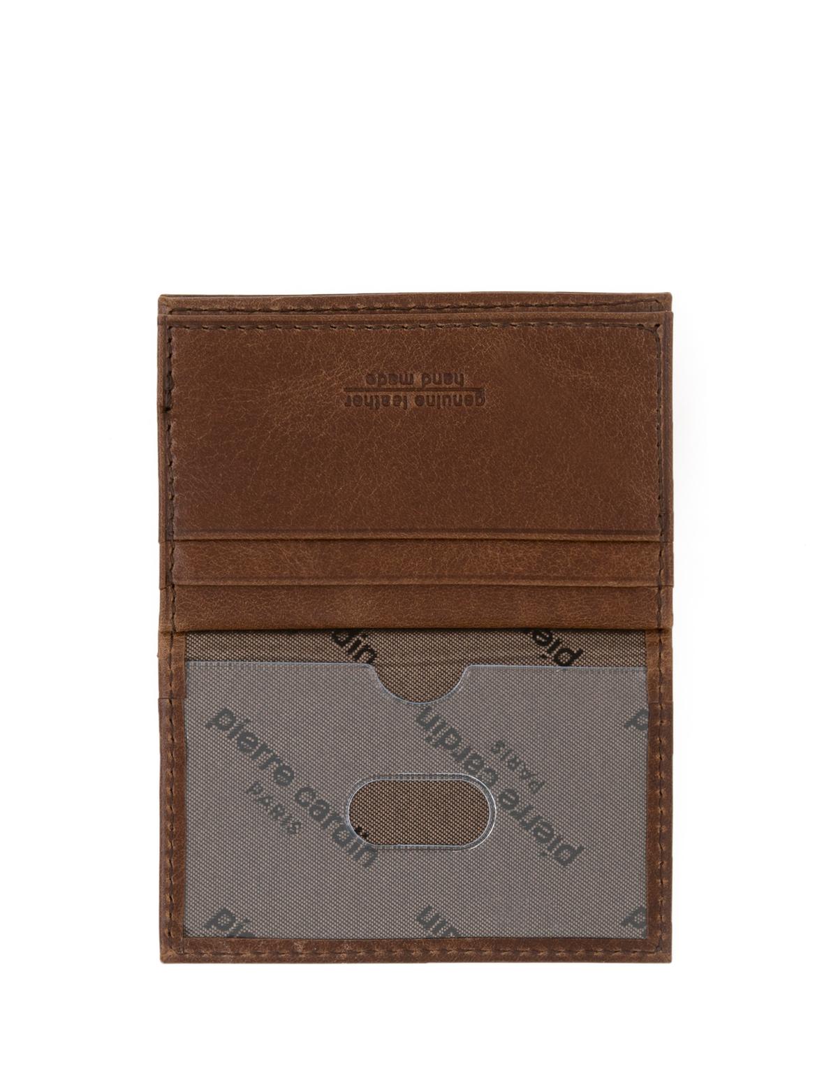 Erkek Kahverengi Deri Kartlık - 50294320001