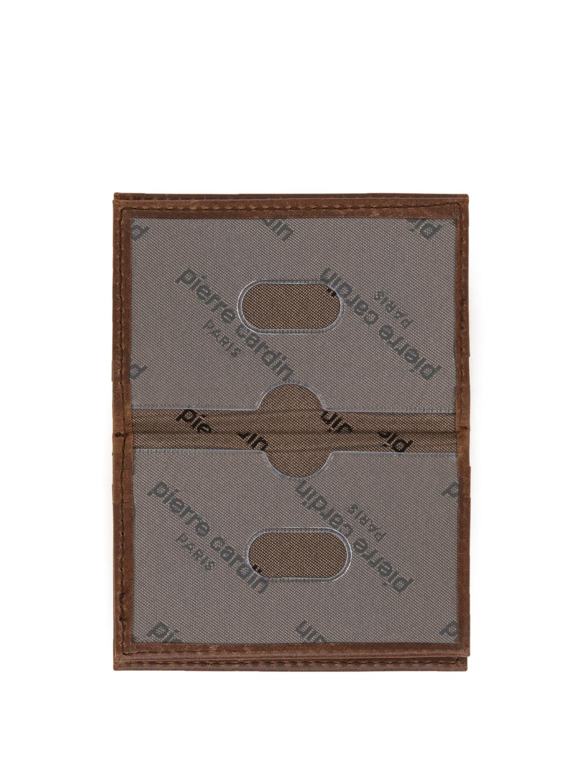 Erkek Kahverengi Deri Kartlık - 50294320001