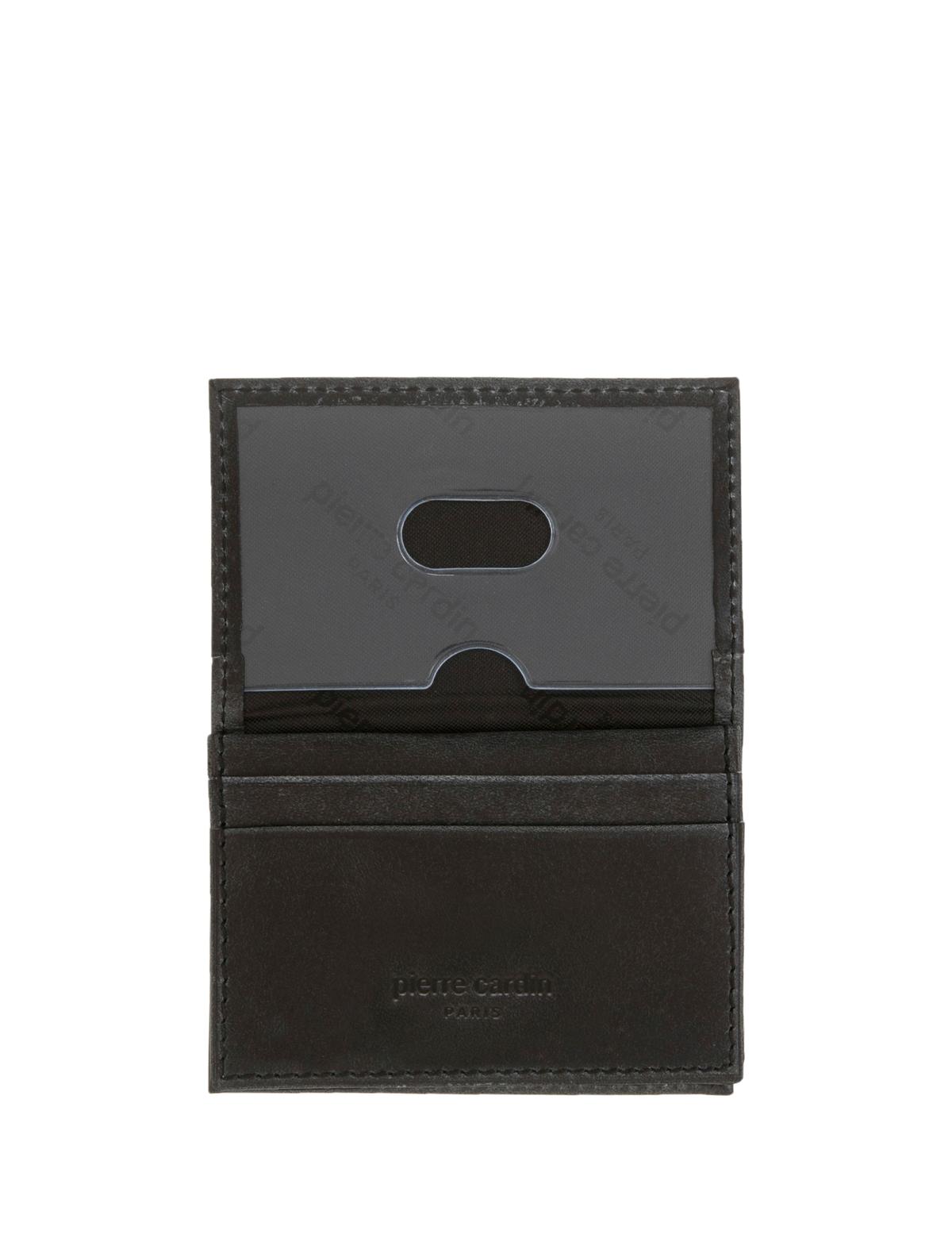 Erkek Siyah Deri Kartlık - 50294320002