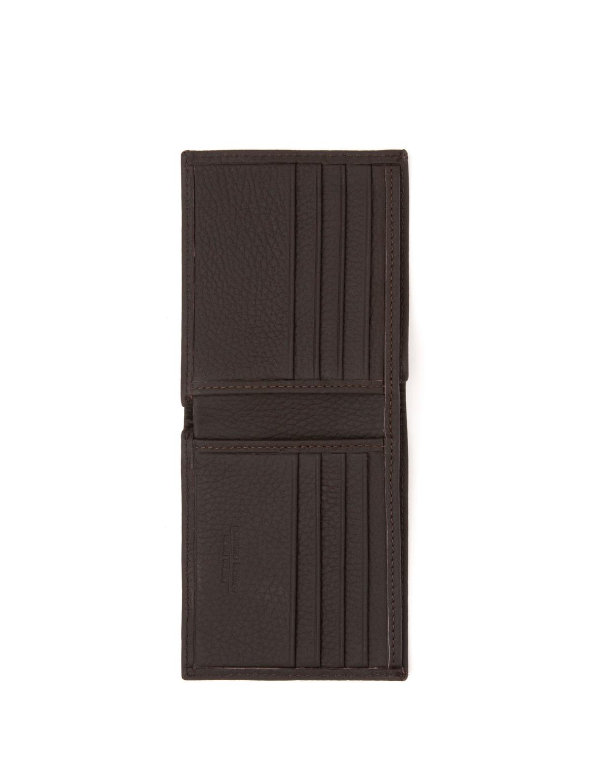 Erkek Kahverengi Deri Cüzdan - 50294624001