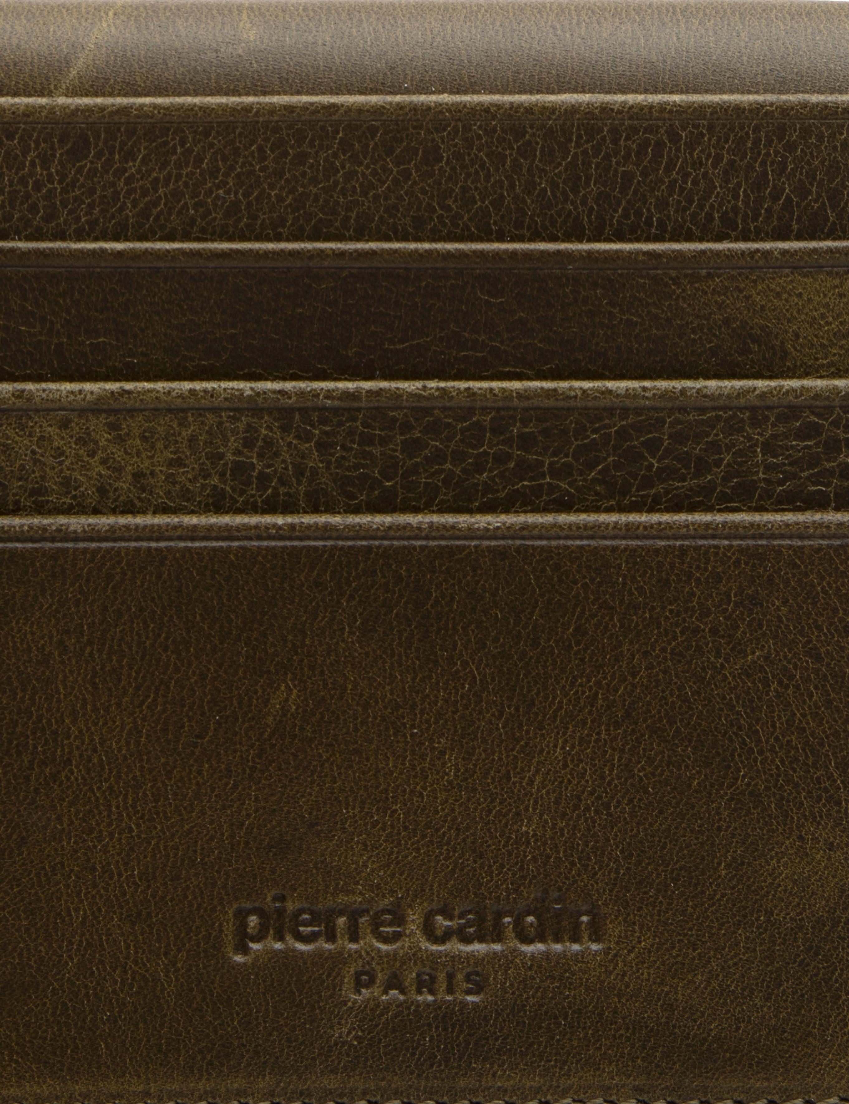 Erkek Haki Deri Cüzdan