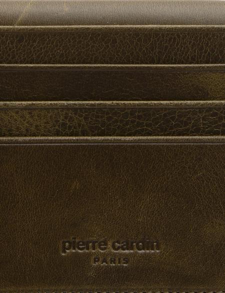 Erkek Haki Deri Cüzdan - 50294628001