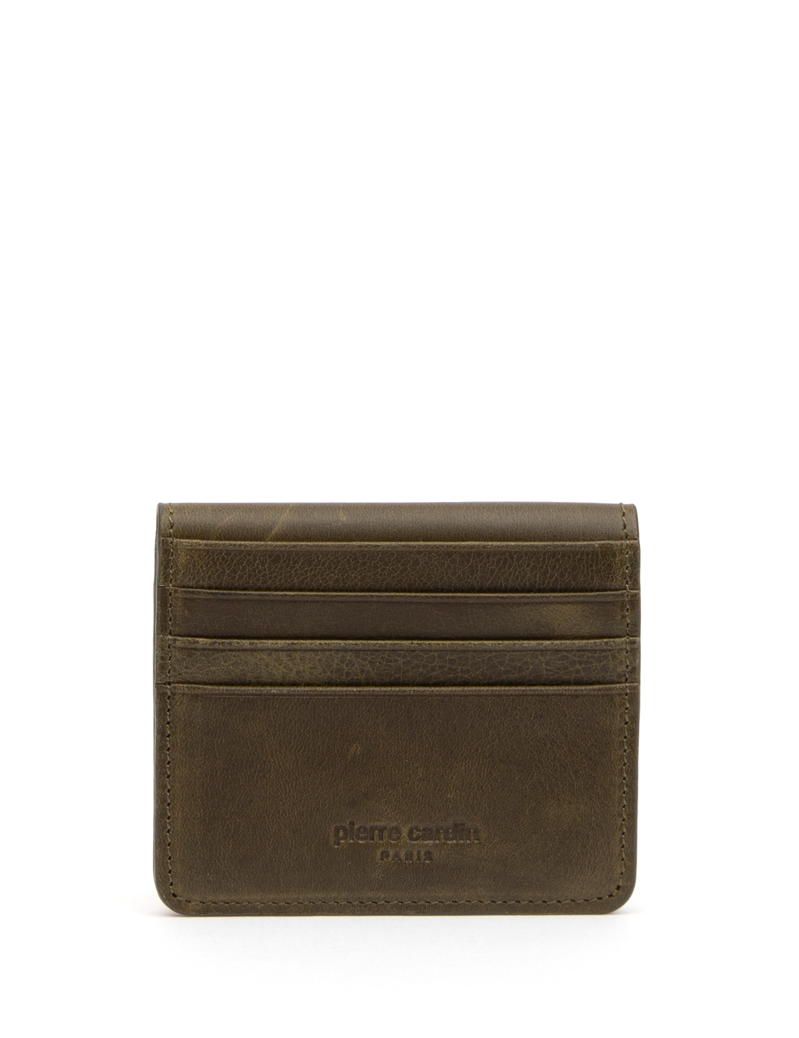 Erkek Haki Deri Cüzdan