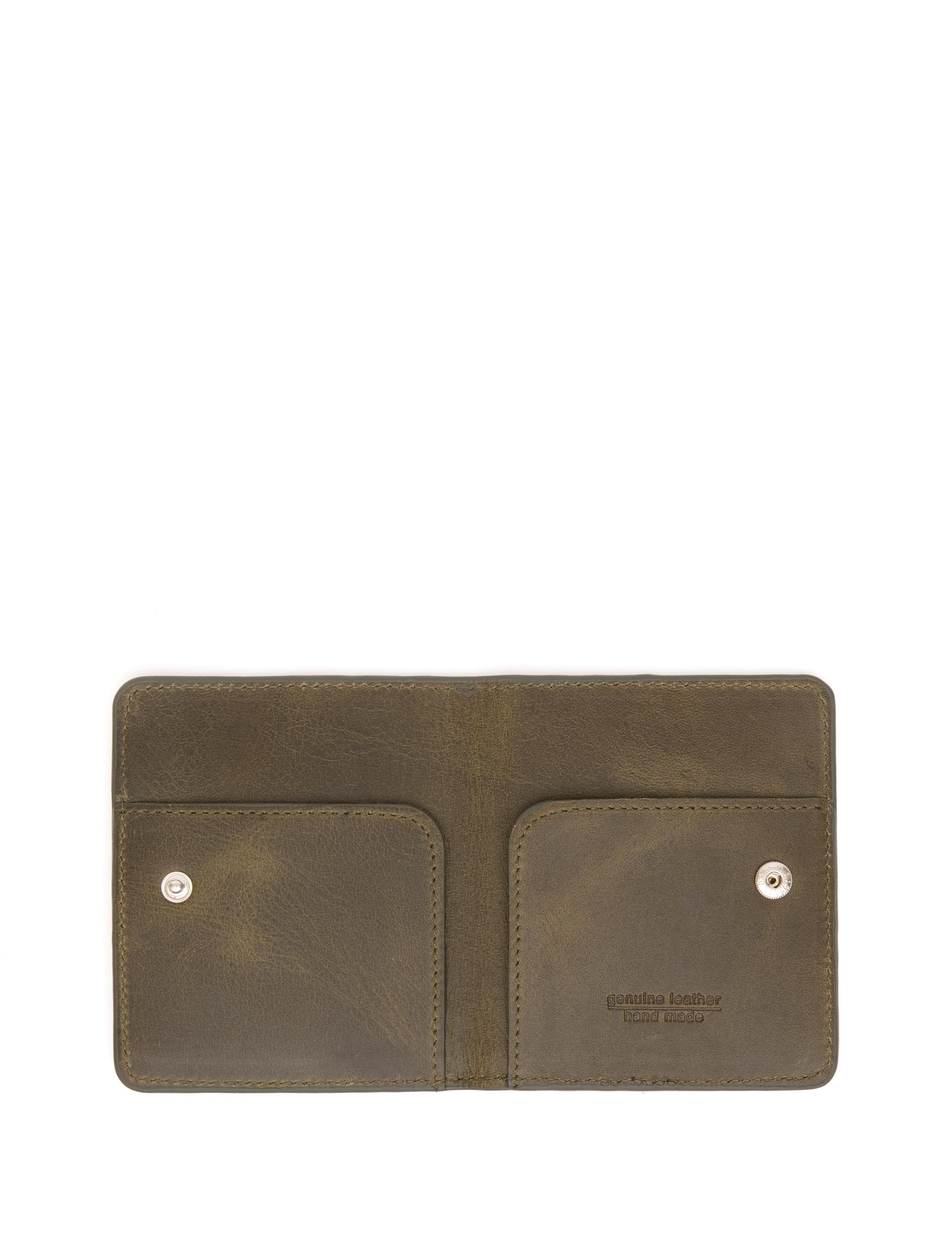 Erkek Haki Deri Cüzdan