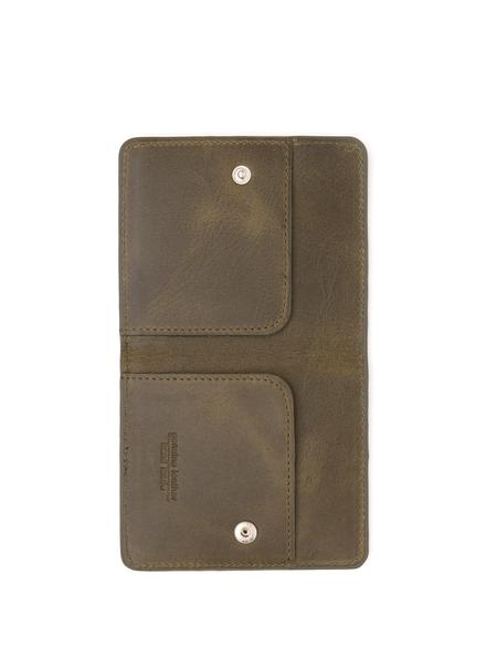 Erkek Haki Deri Cüzdan - 50294628001