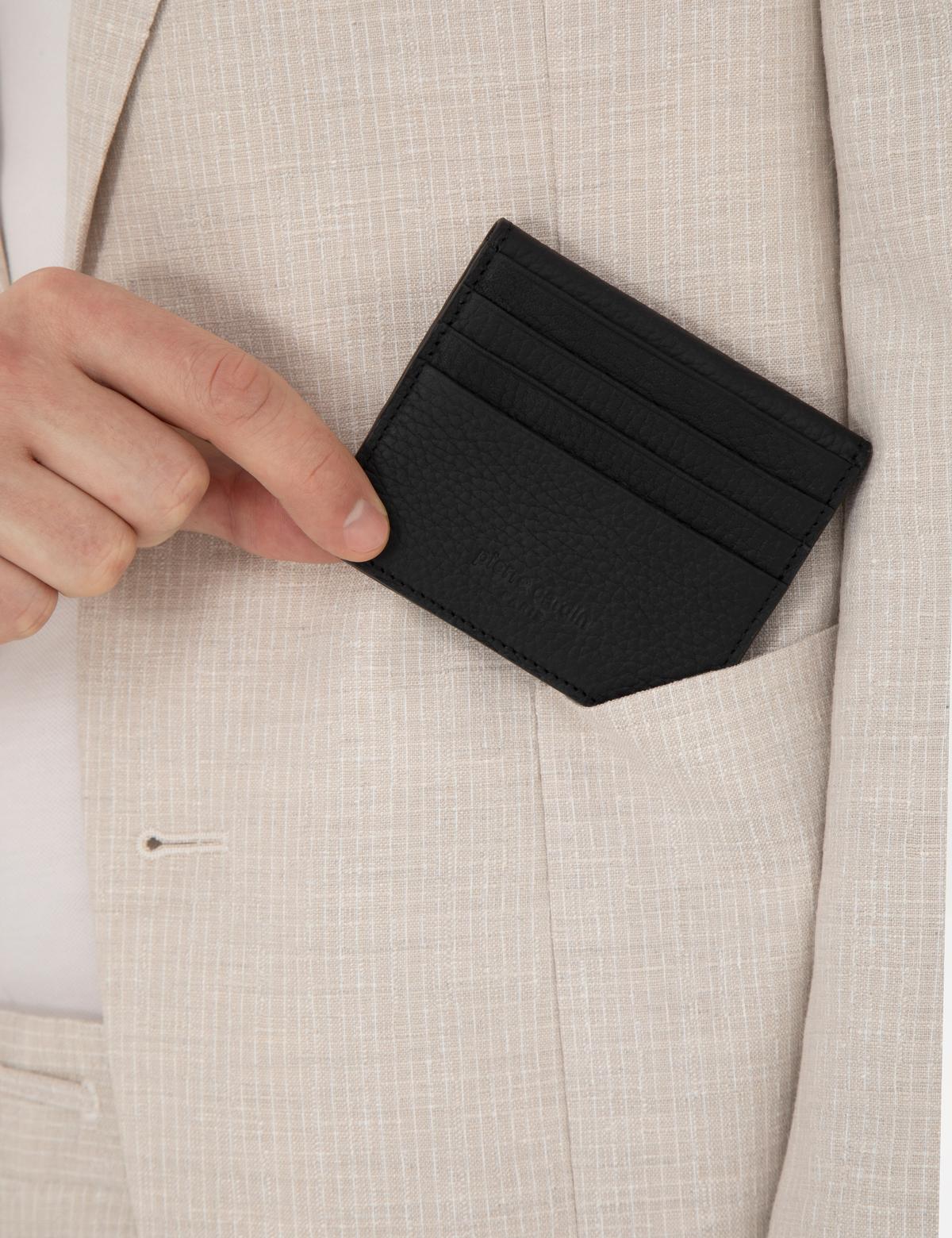 Erkek Siyah Deri Cüzdan - 50294628003