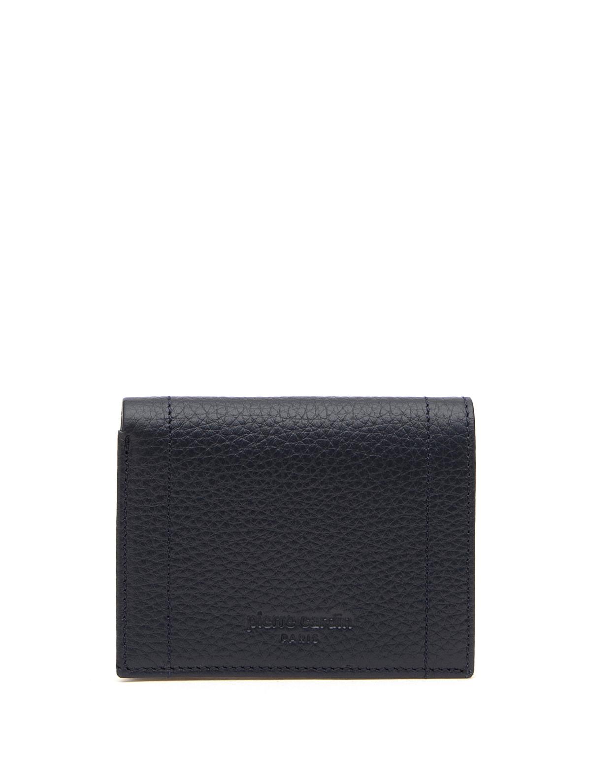 Erkek Lacivert Deri Cüzdan