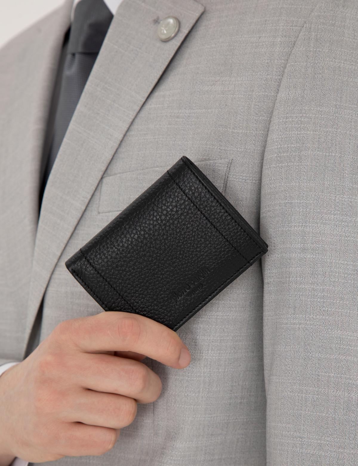 Erkek Siyah Deri Cüzdan - 50294629002