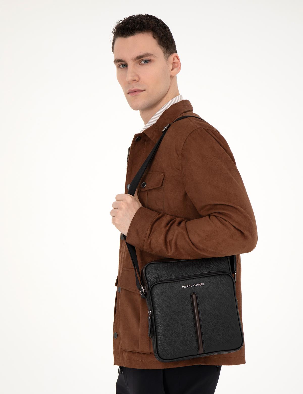 Erkek Siyah Omuz Çantası