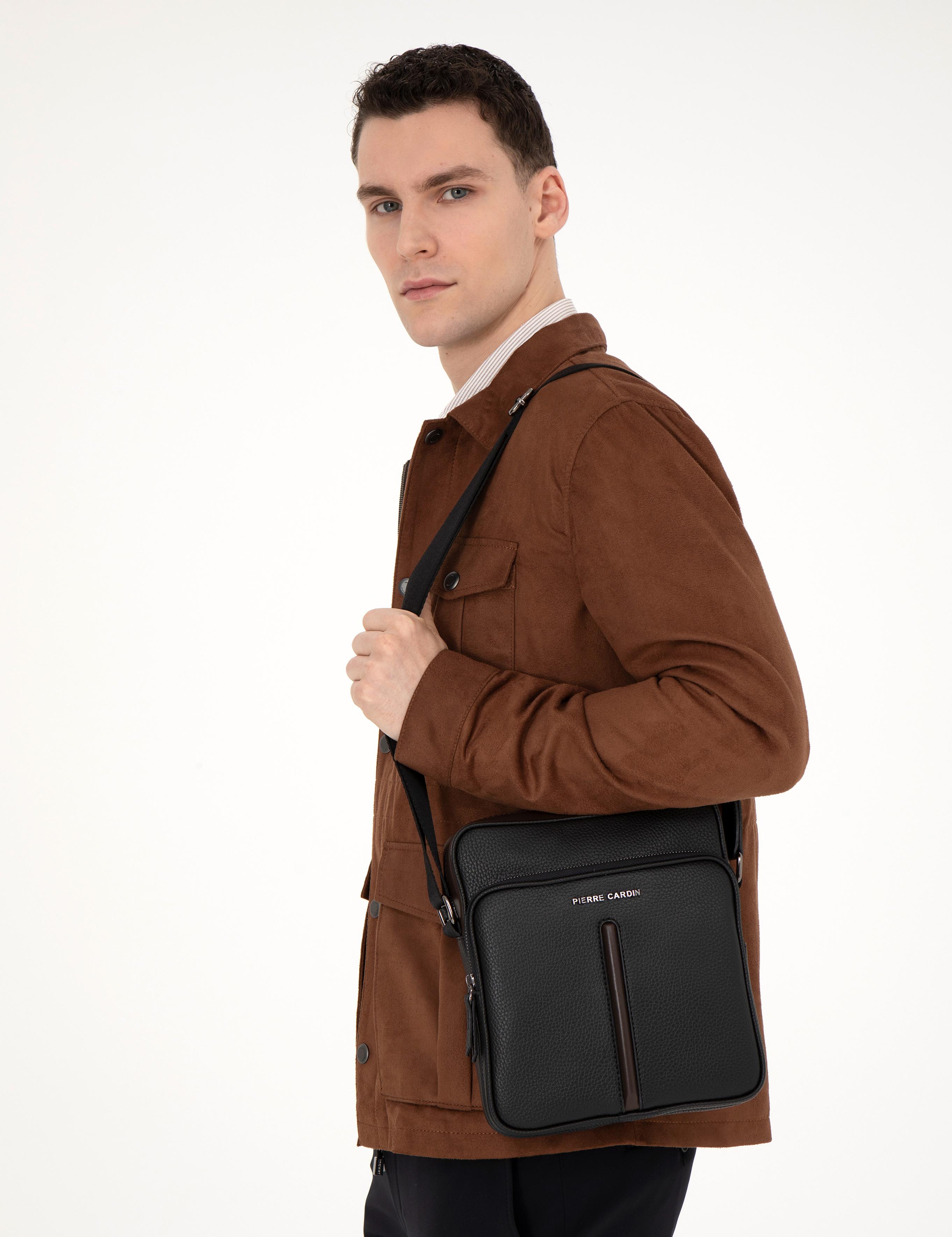 Erkek Siyah Omuz Çantası