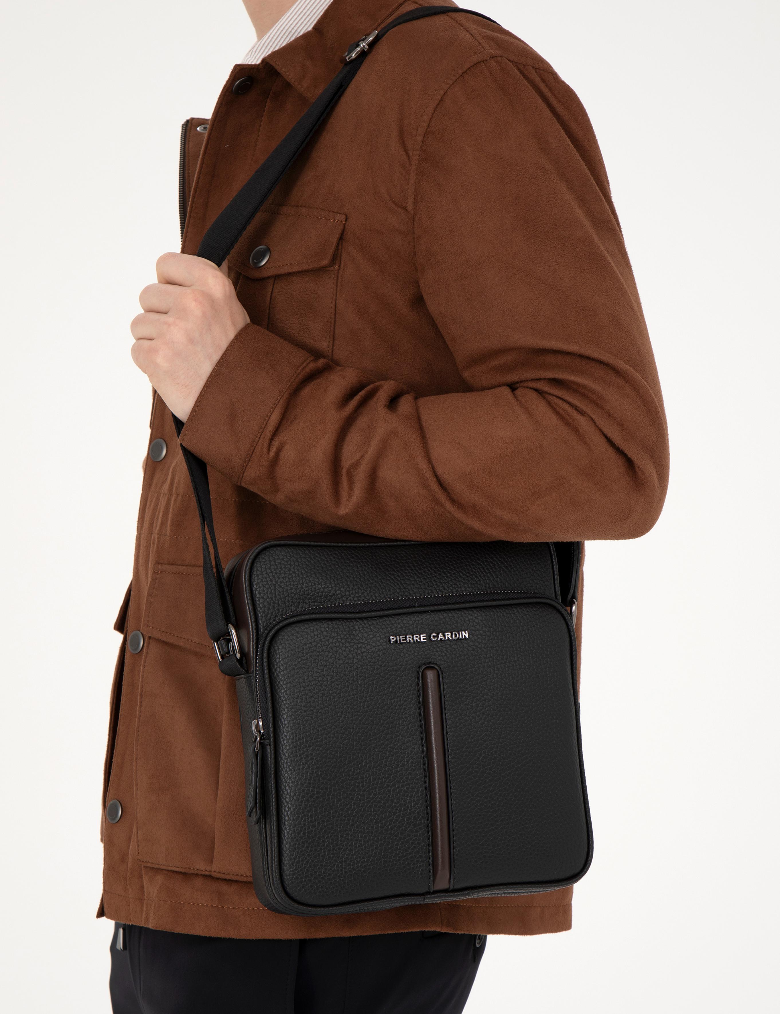 Erkek Siyah Omuz Çantası