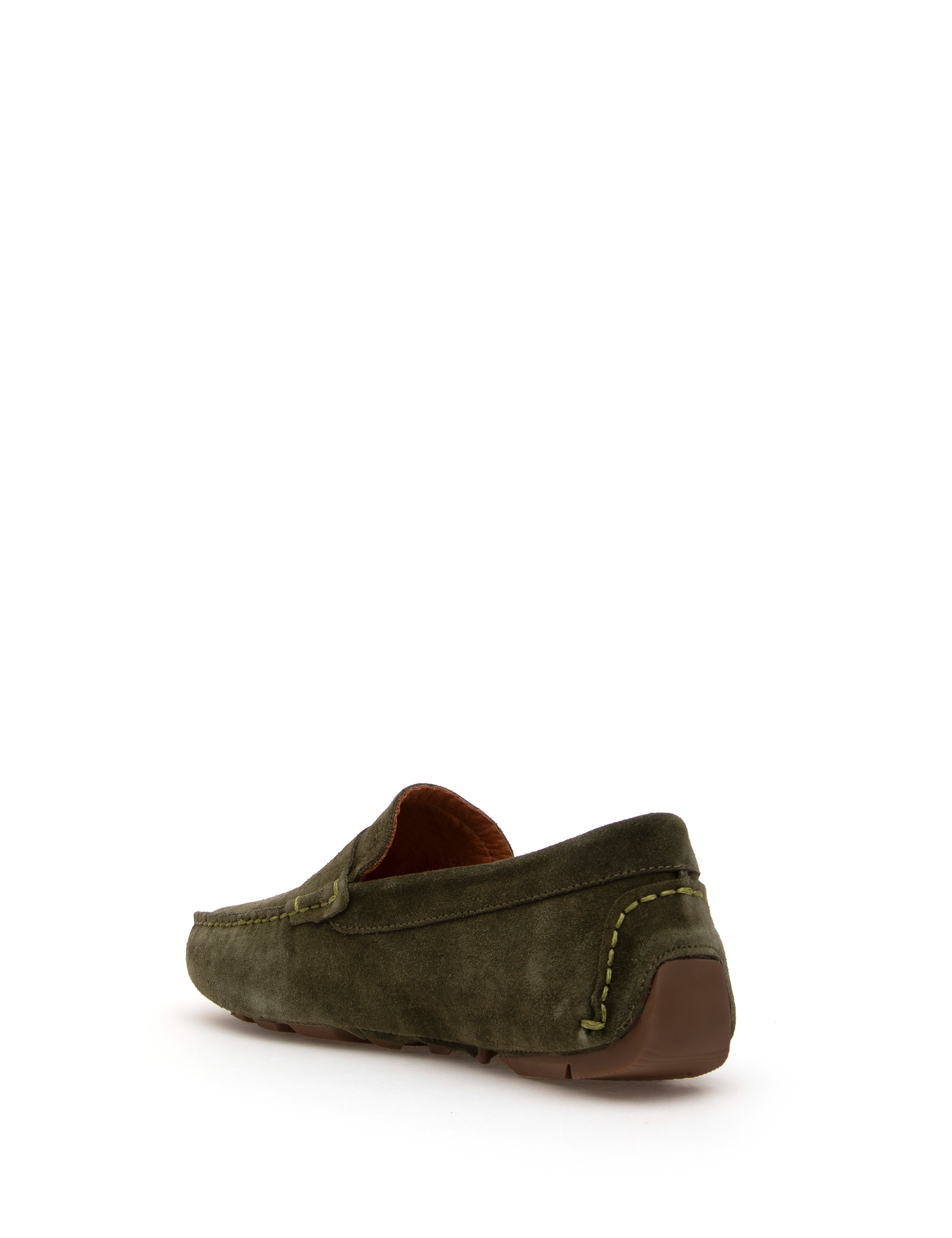 Haki %100 Deri Loafer Ayakkabı - Image 5