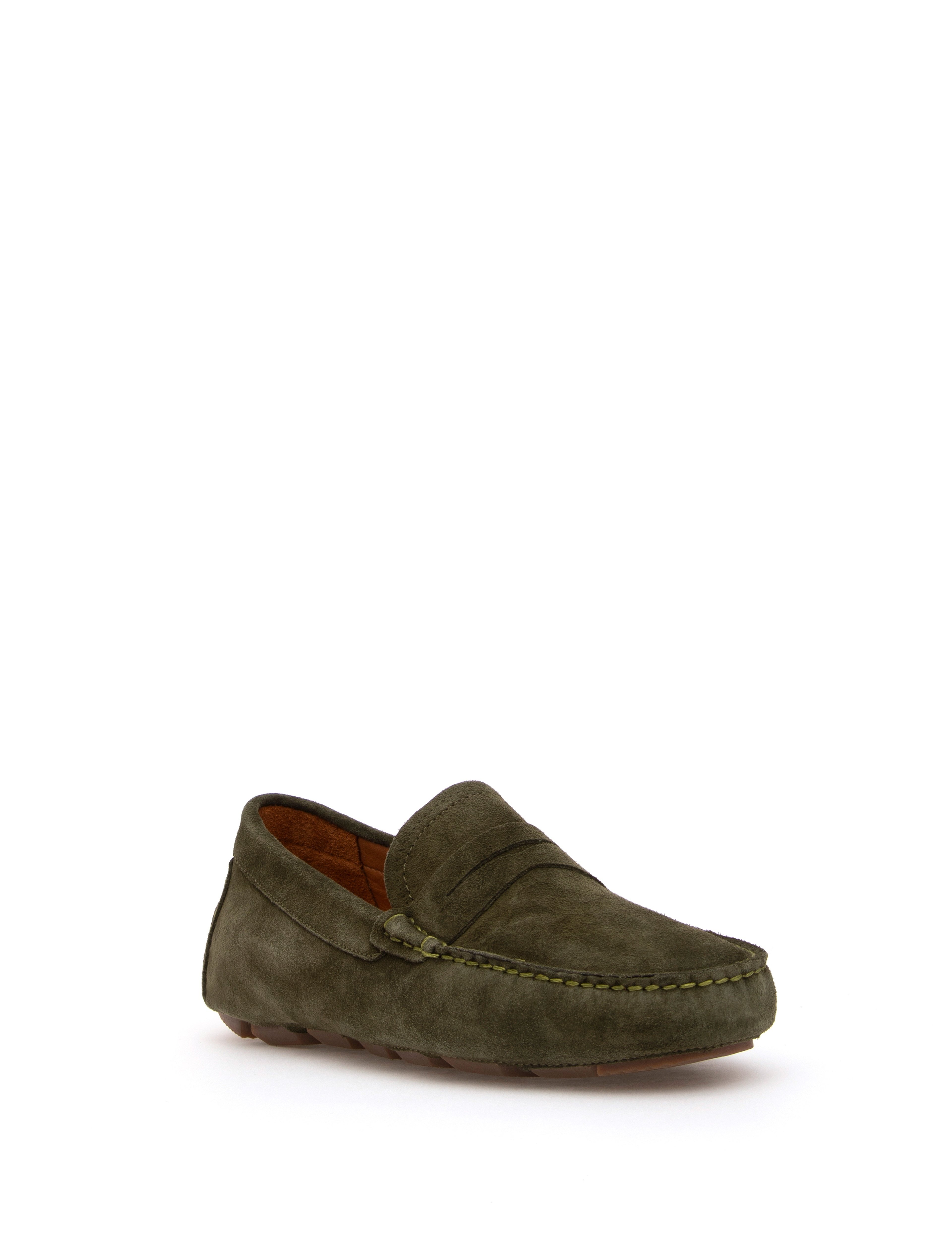 Haki %100 Deri Loafer Ayakkabı - Image 4