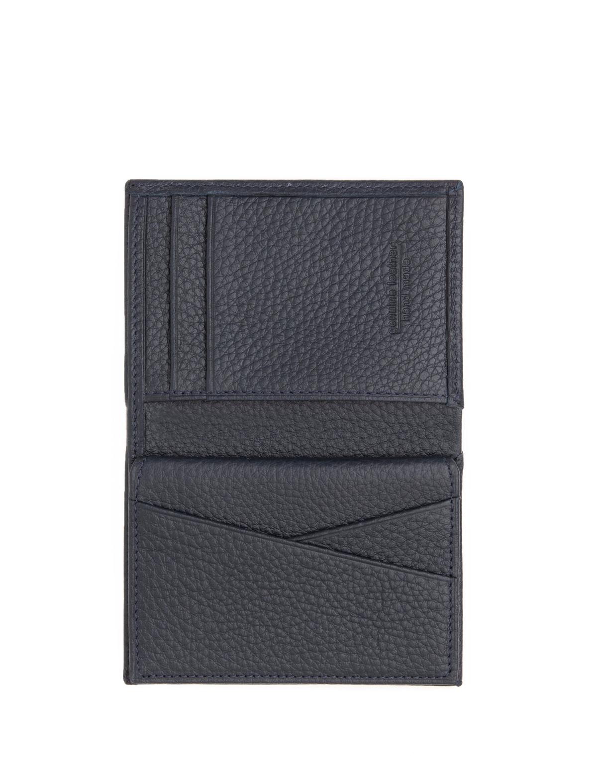 Erkek Lacivert Deri Cüzdan - 50294630001