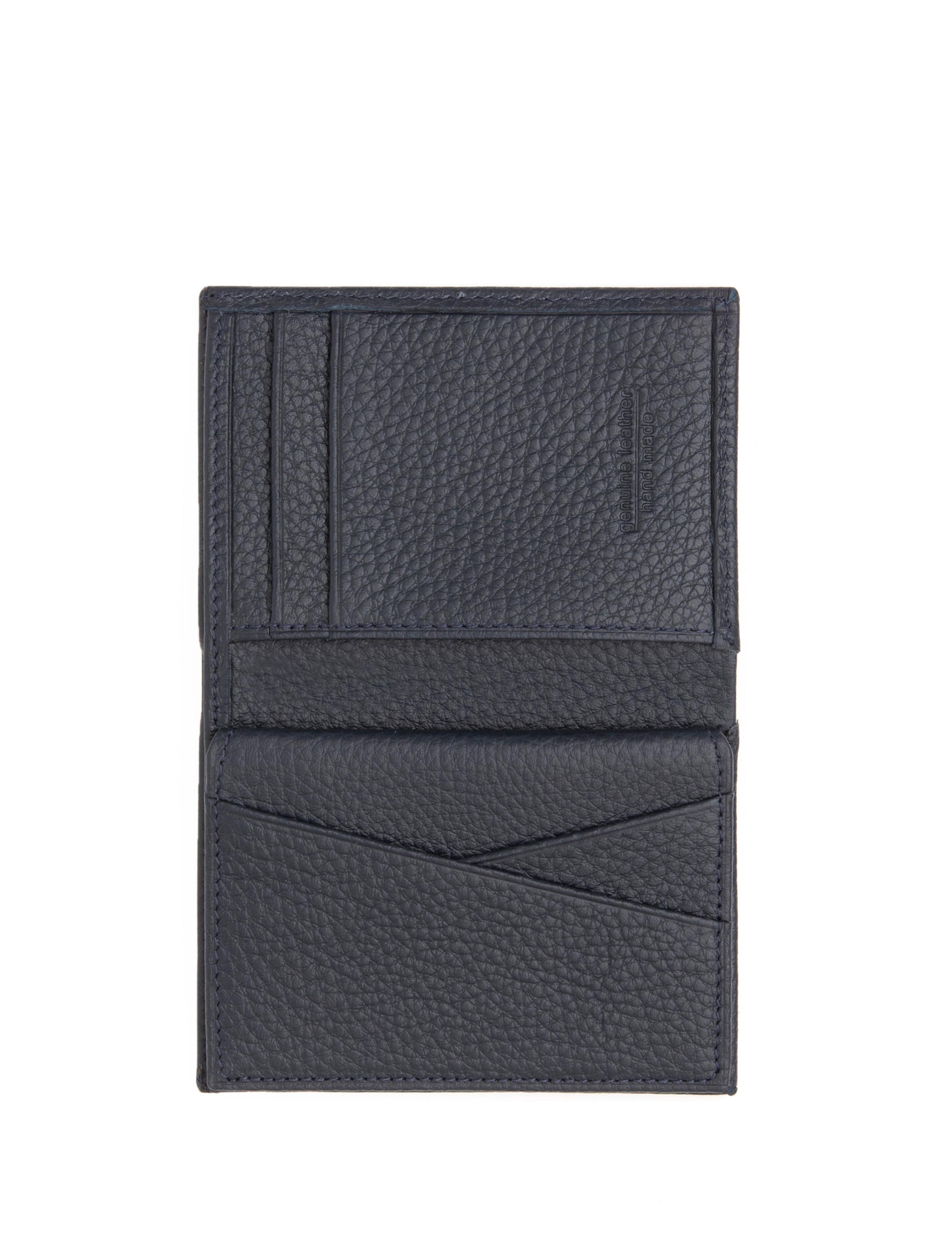 Erkek Lacivert Deri Cüzdan