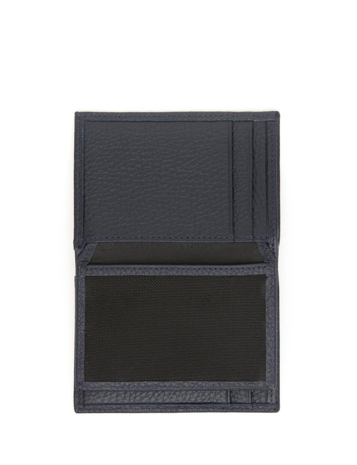 Erkek Lacivert Deri Cüzdan - 50294630001