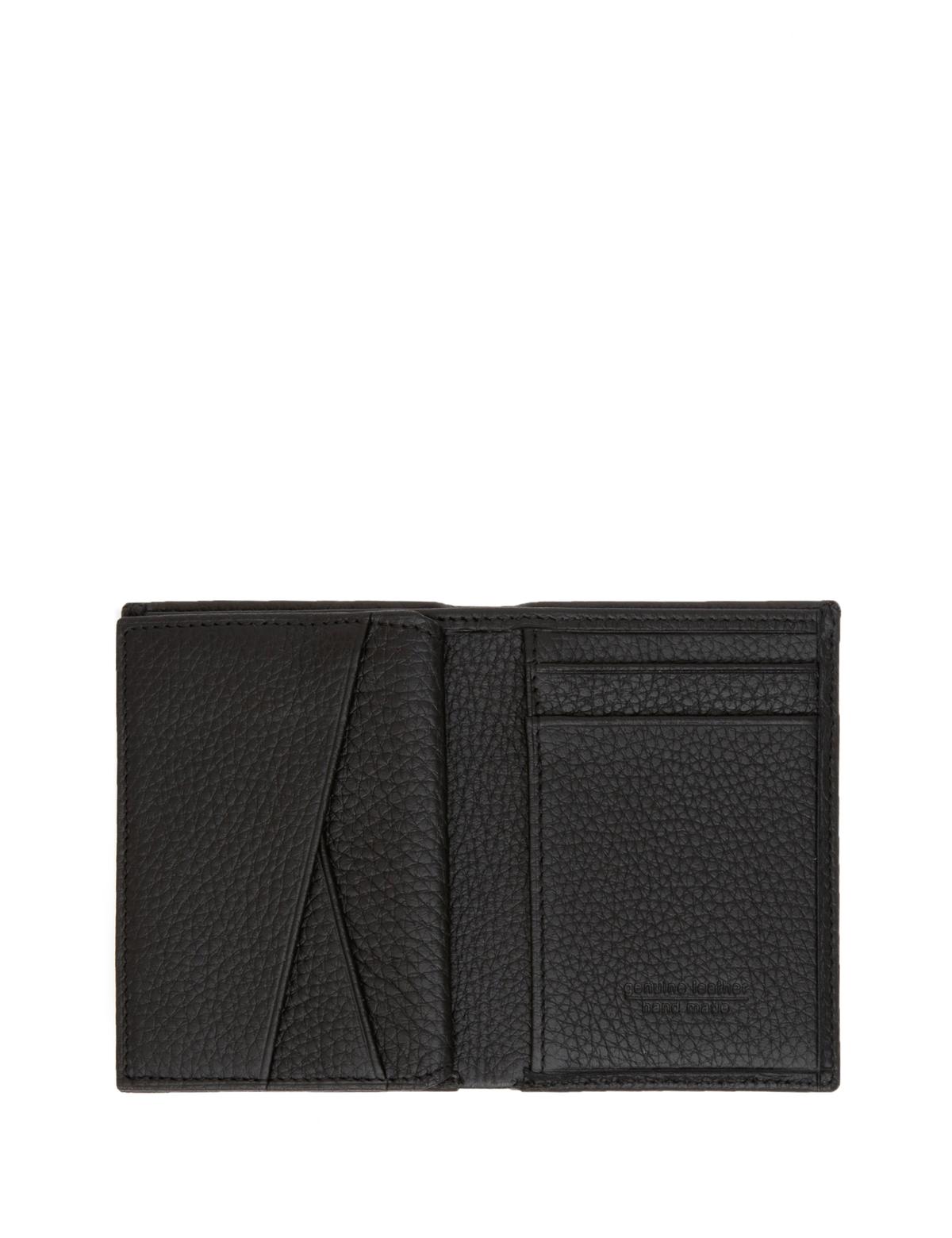 Erkek Siyah Deri Cüzdan - 50294630002