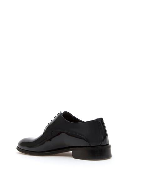 Lacivert %100 Deri Damatlık Rugan Klasik Ayakkabı - 50287744010