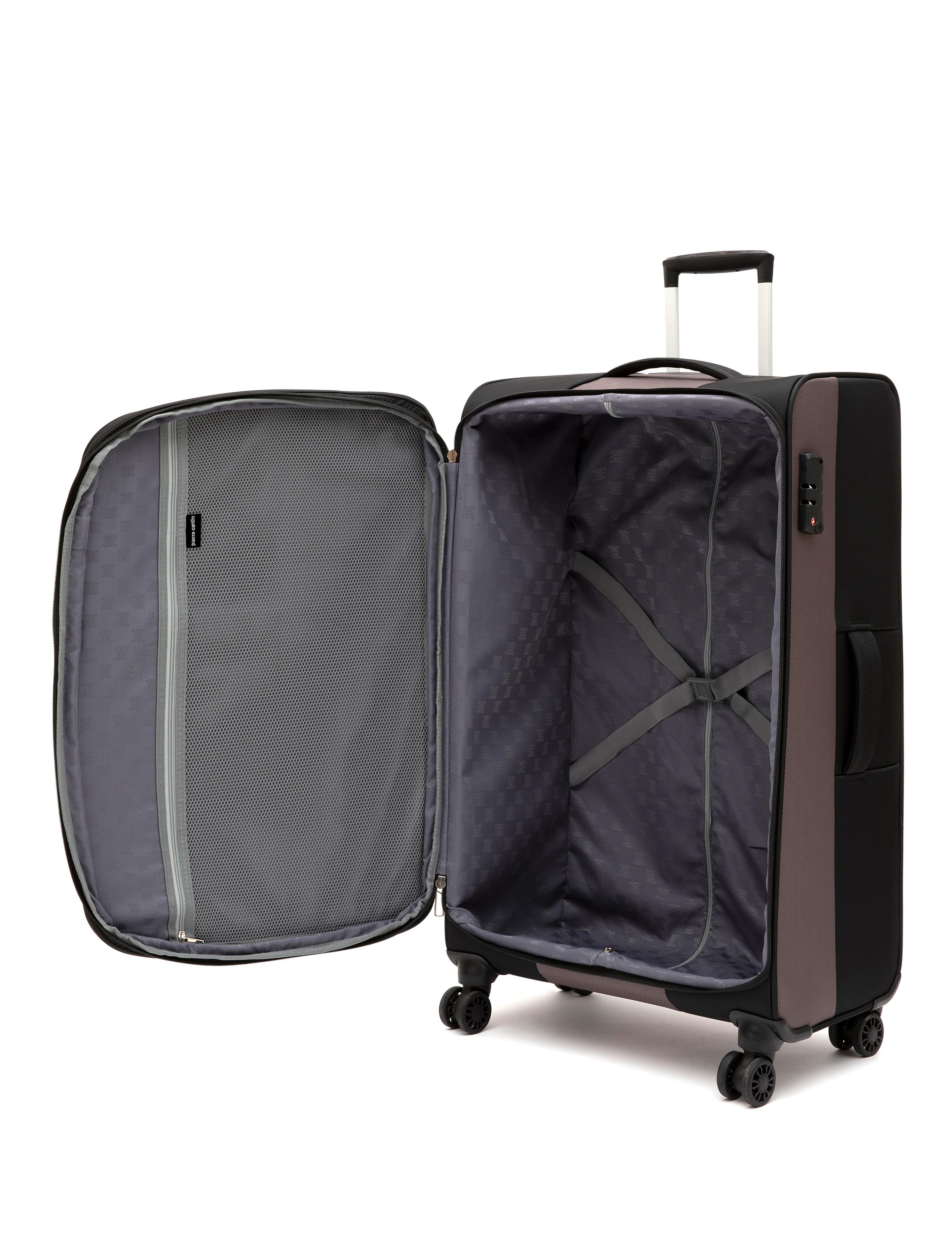 Siyah Büyük Boy Kumaş Valiz