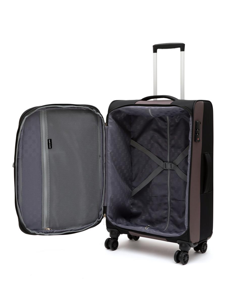 Siyah Orta Boy Kumaş Valiz