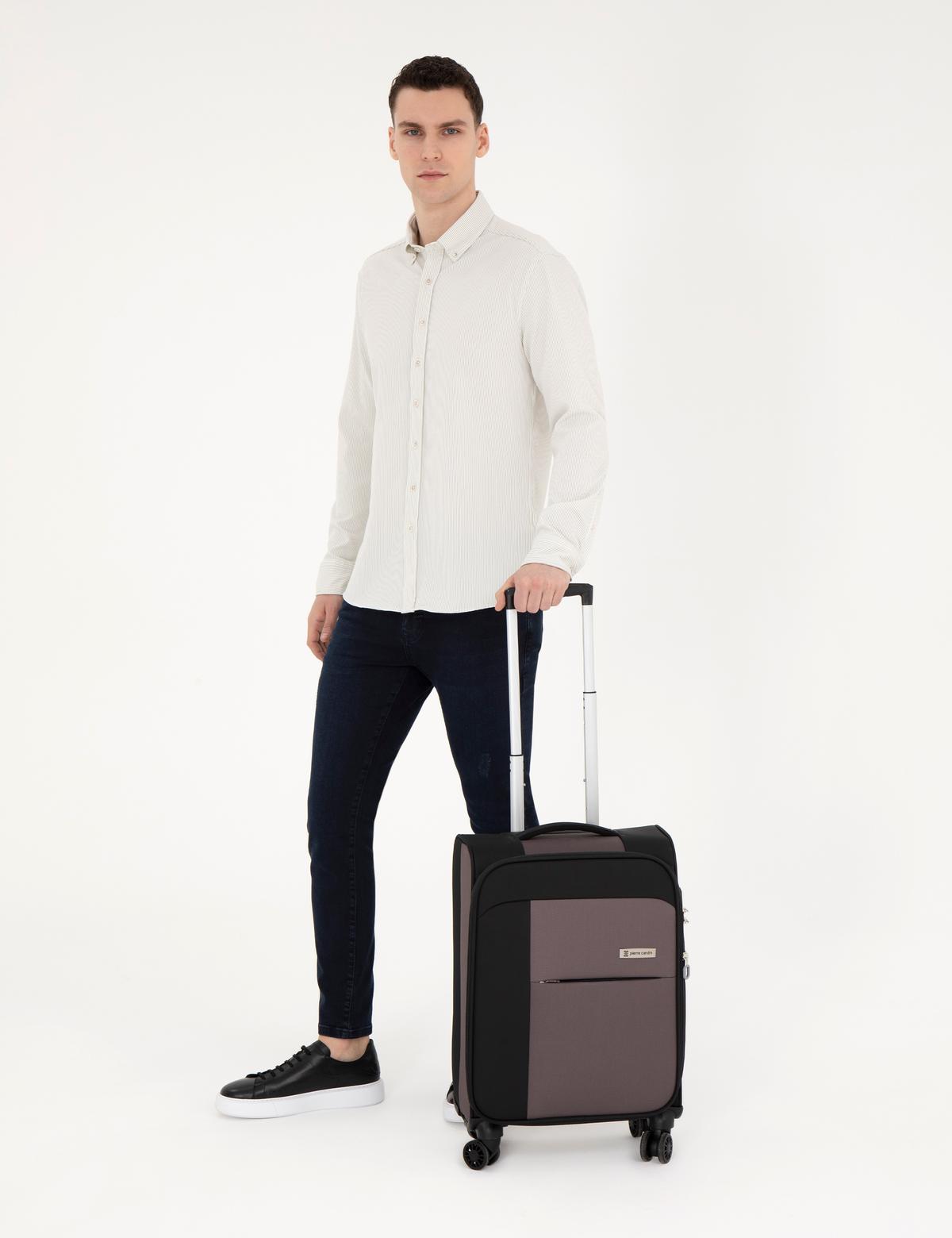 Siyah Kabin Boy Kumaş Valiz