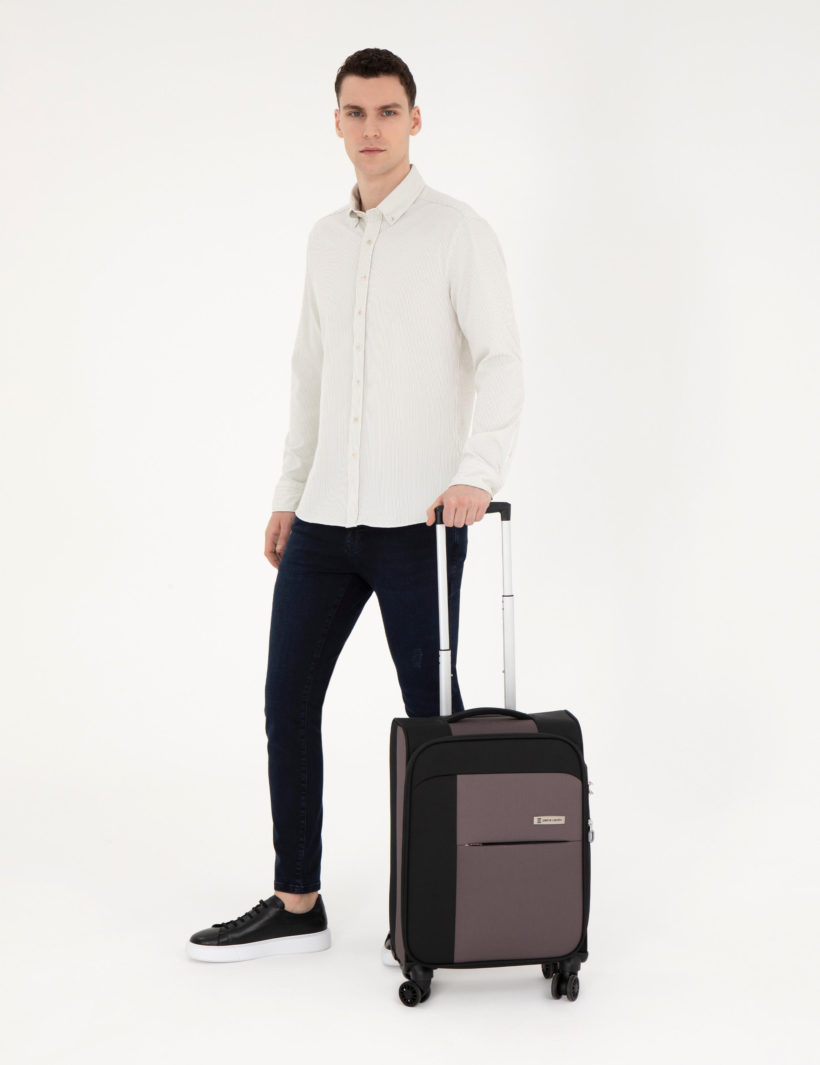 Siyah Kabin Boy Kumaş Valiz