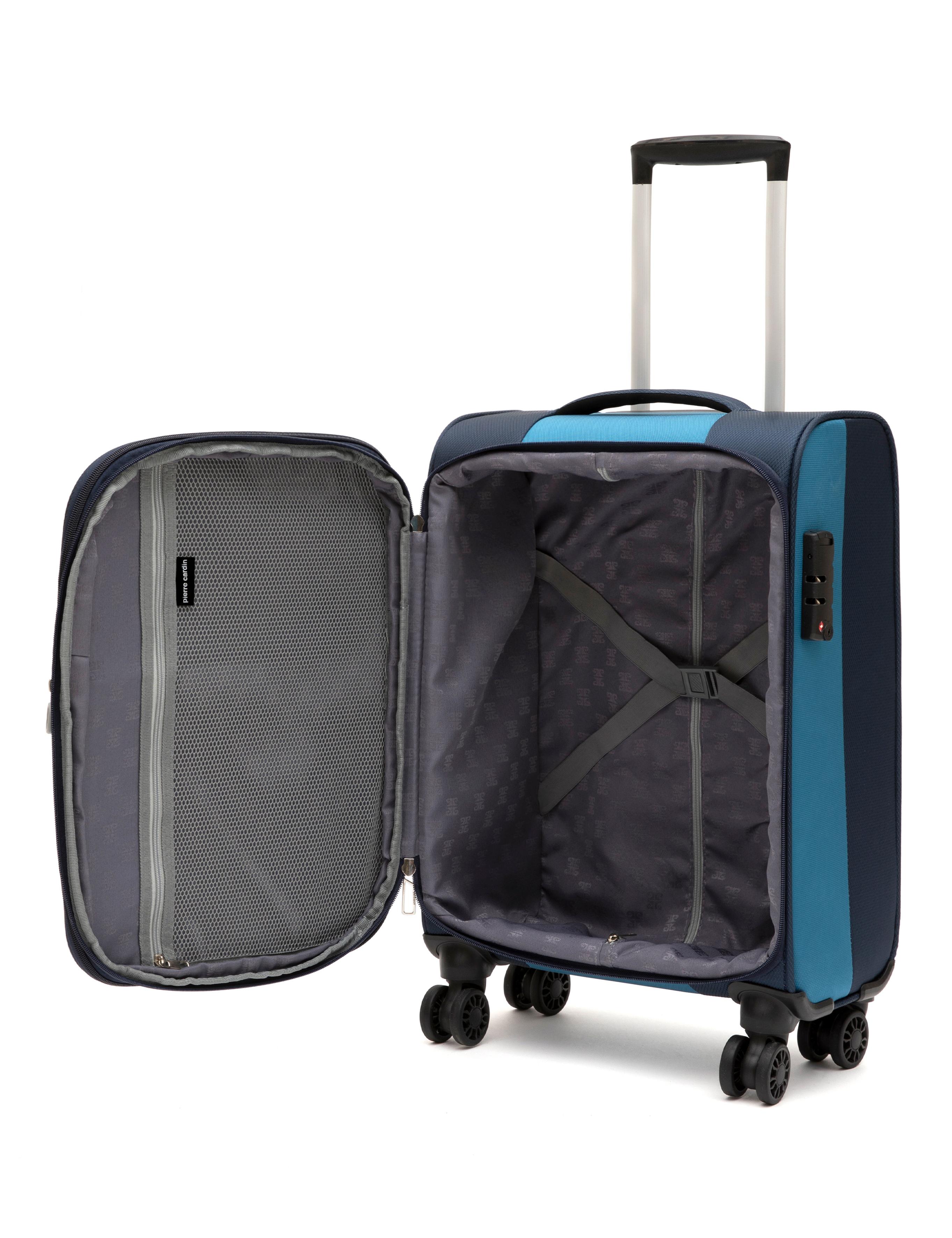 Lacivert Kabin Boy Kumaş Valiz