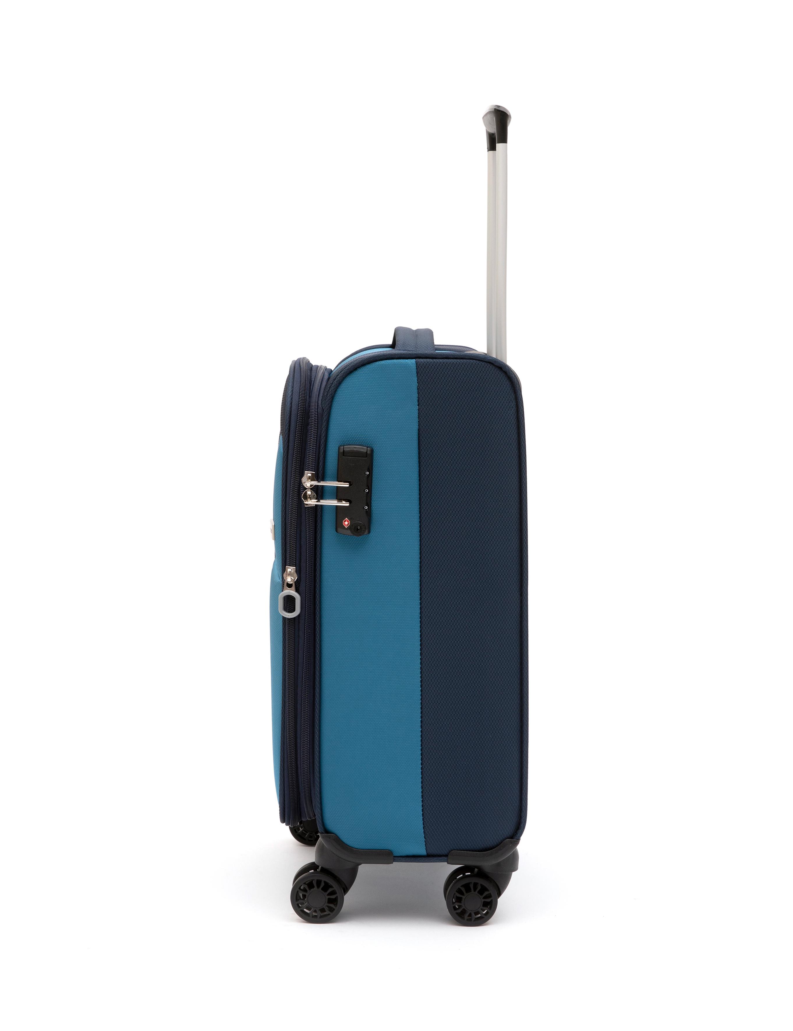 Lacivert Kabin Boy Kumaş Valiz