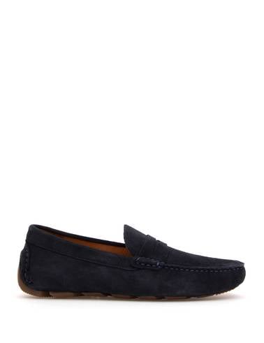 Lacivert %100 Deri Loafer Ayakkabı