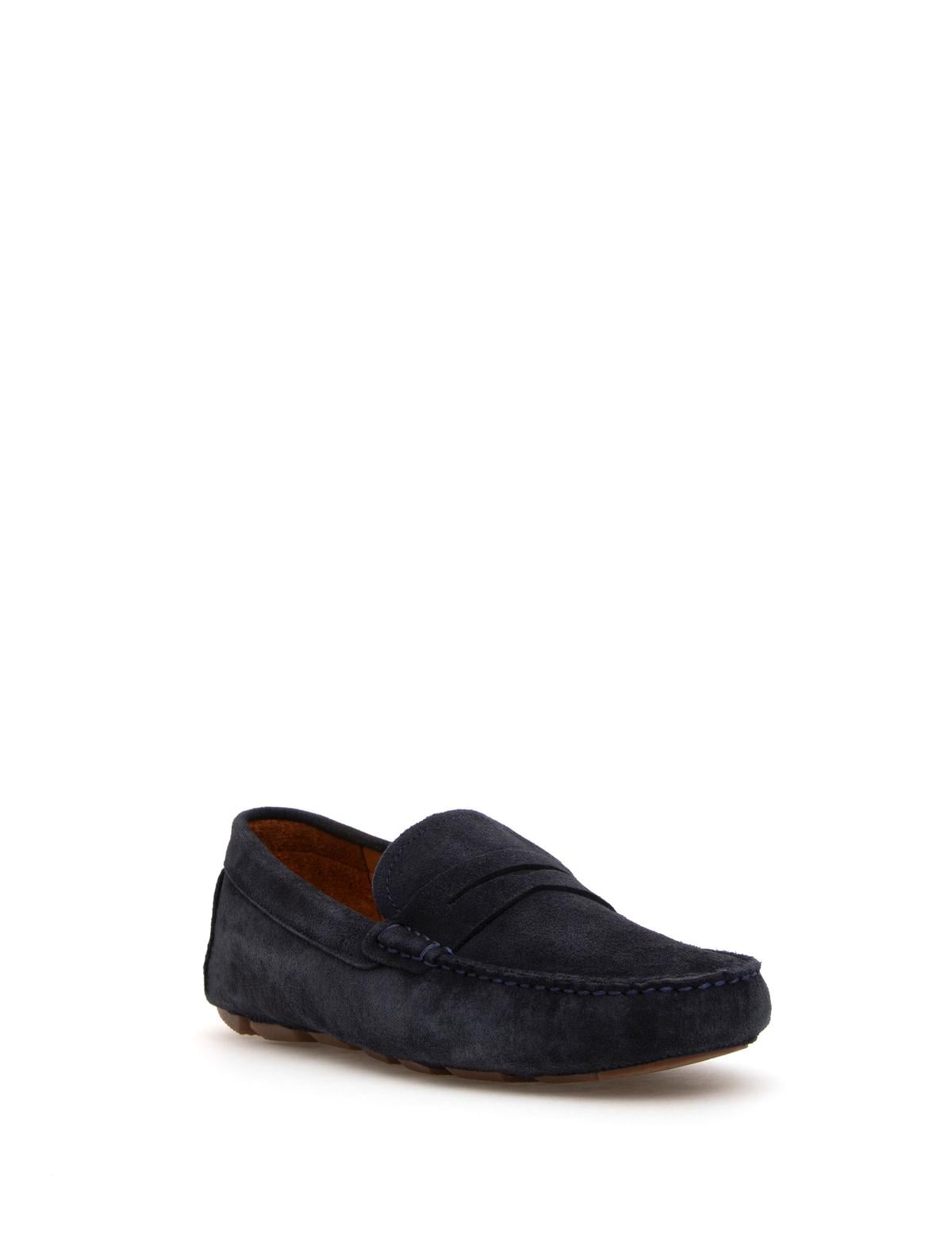 Lacivert %100 Deri Loafer Ayakkabı - 50288705007