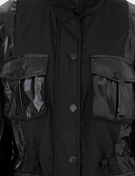 Siyah Slim Fit Mevsimlik Mont - 50282338021