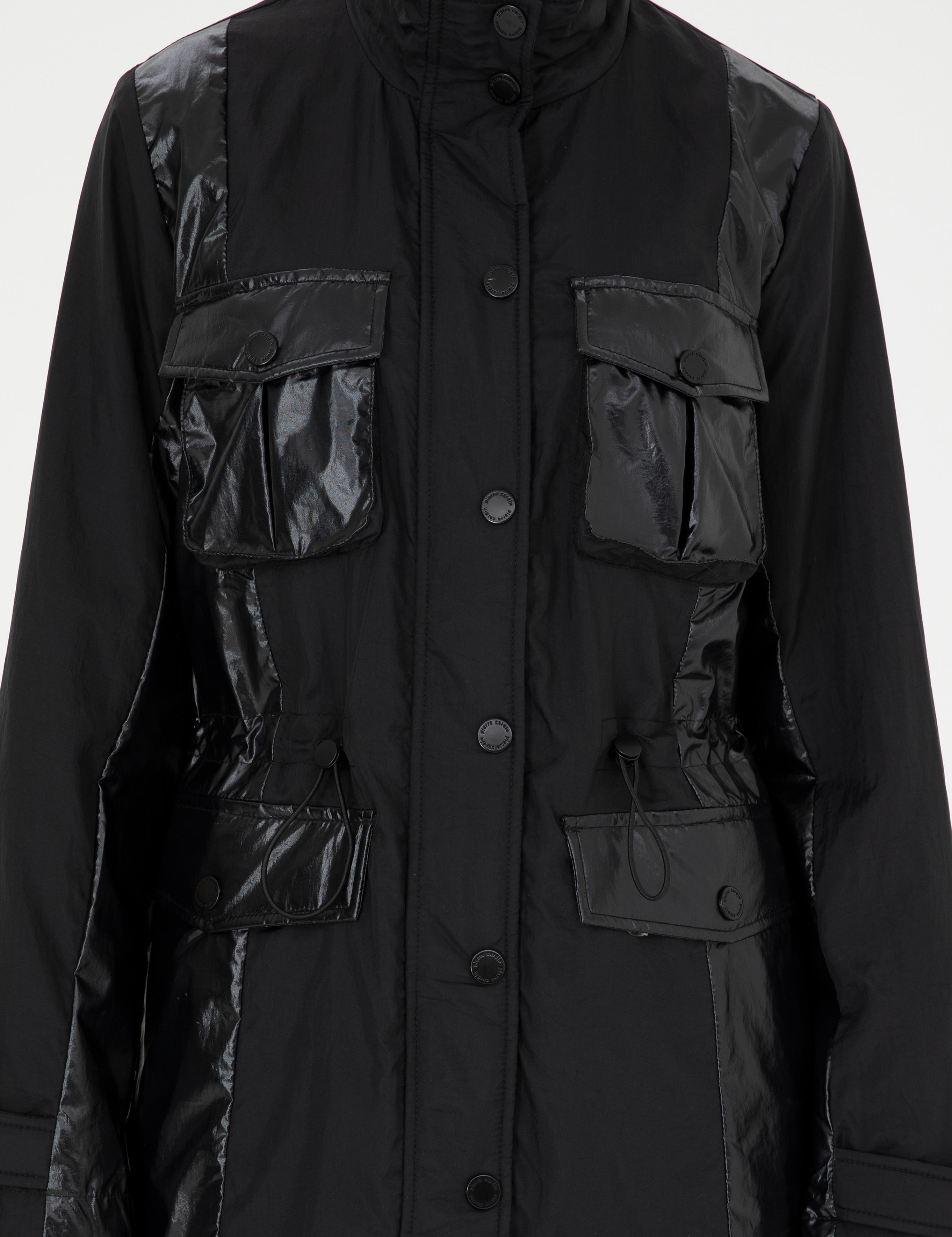 Siyah Slim Fit Mevsimlik Mont