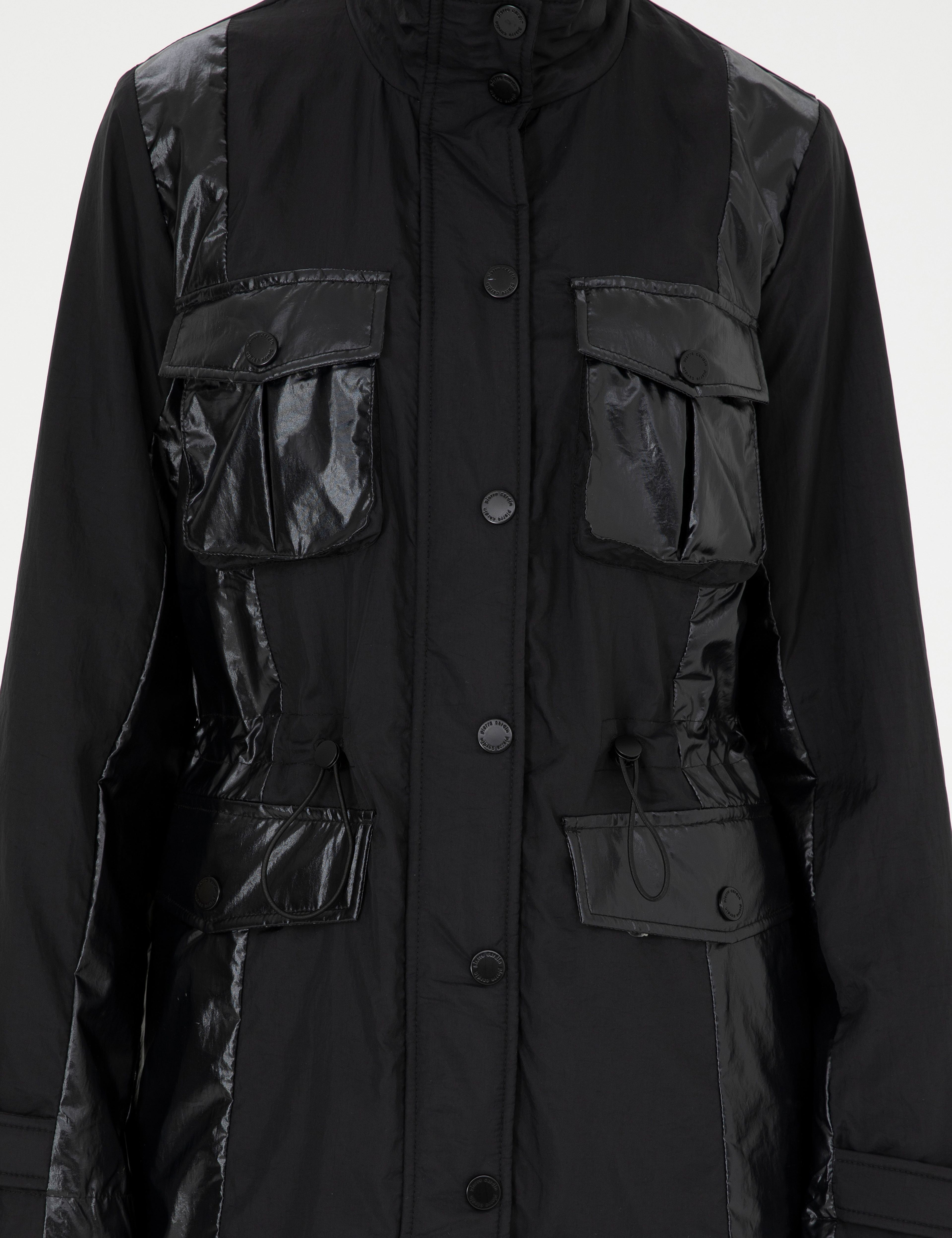 Siyah Slim Fit Mevsimlik Mont - Image 6