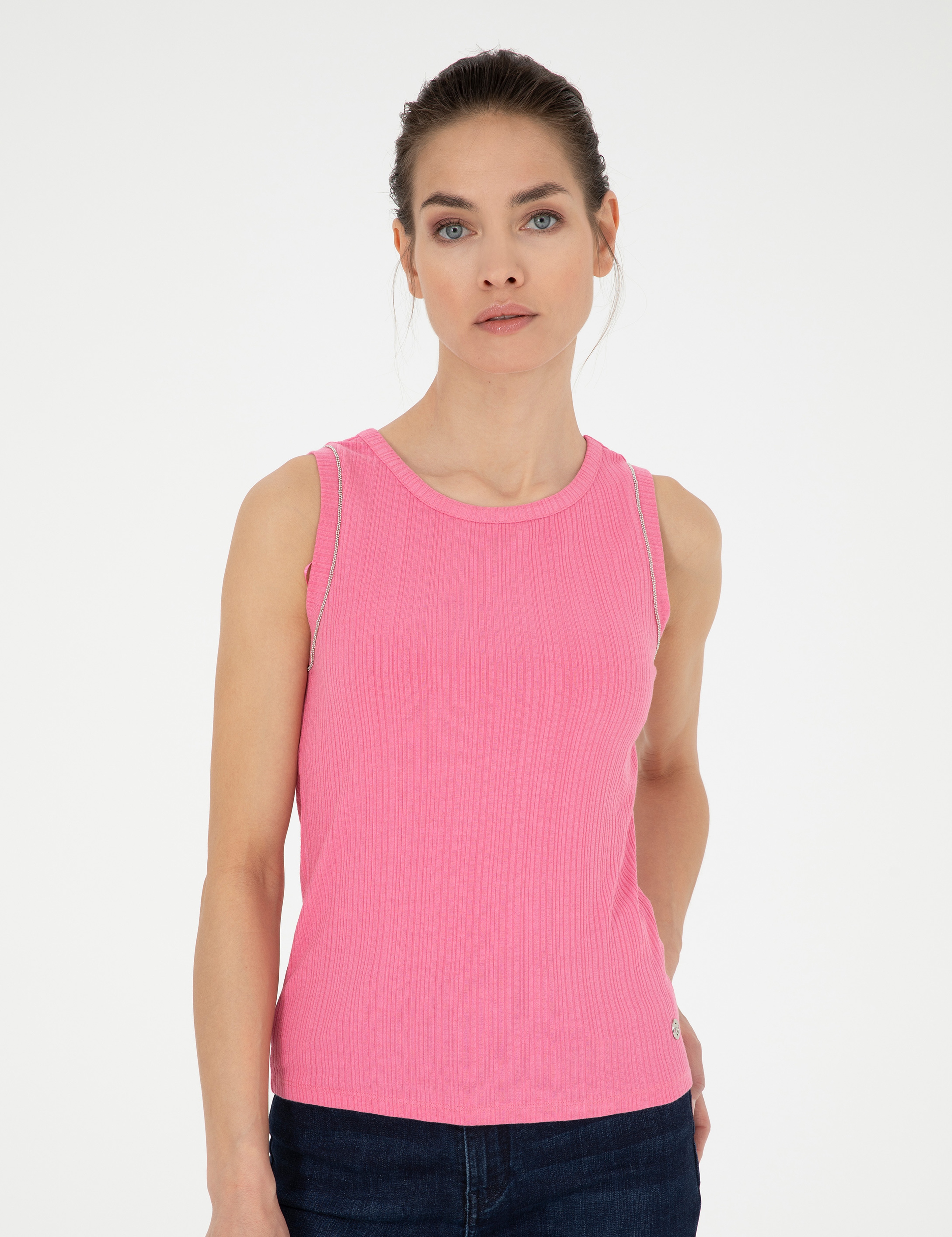 Pembe Extra Slim Fit Tişört