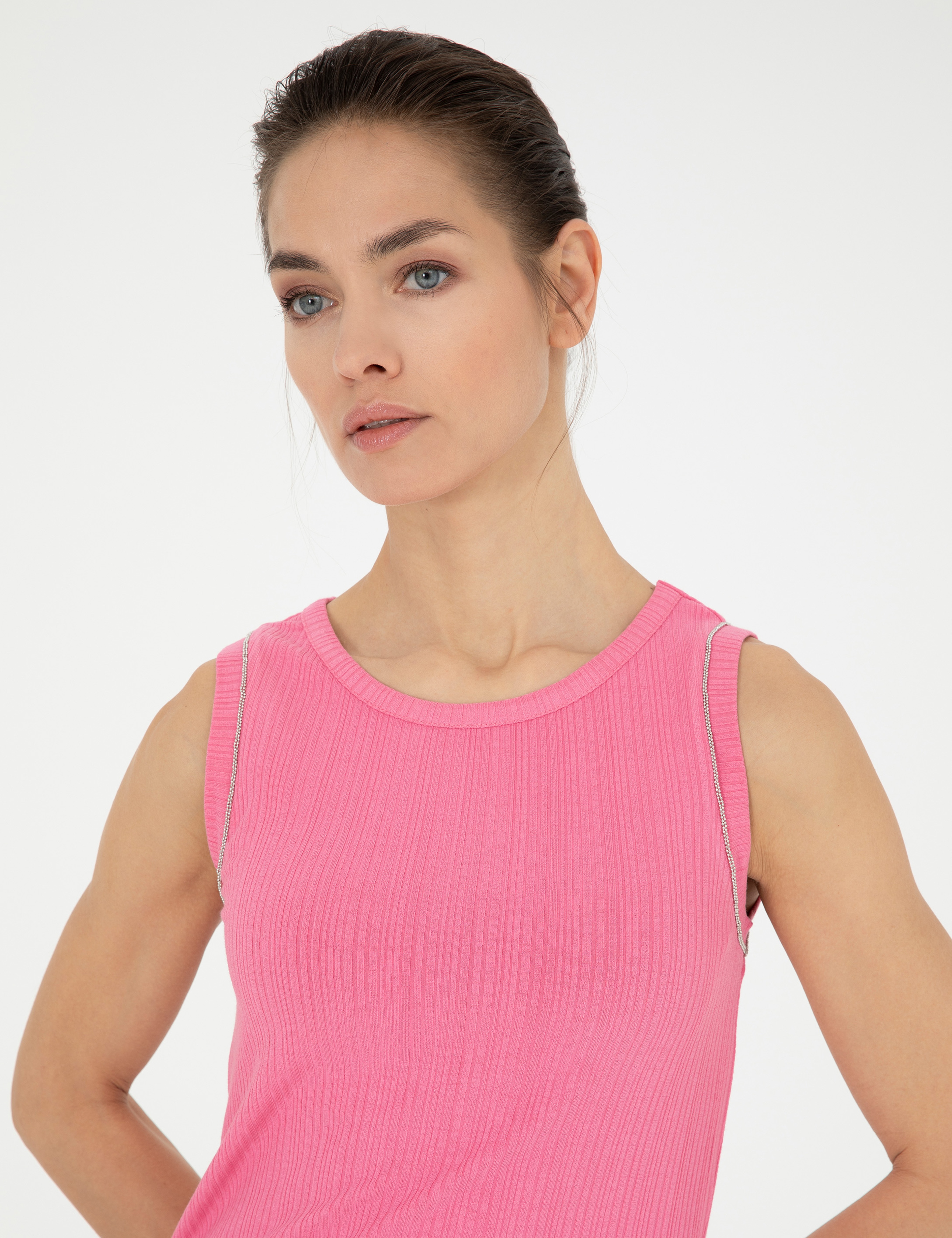Pembe Extra Slim Fit Tişört