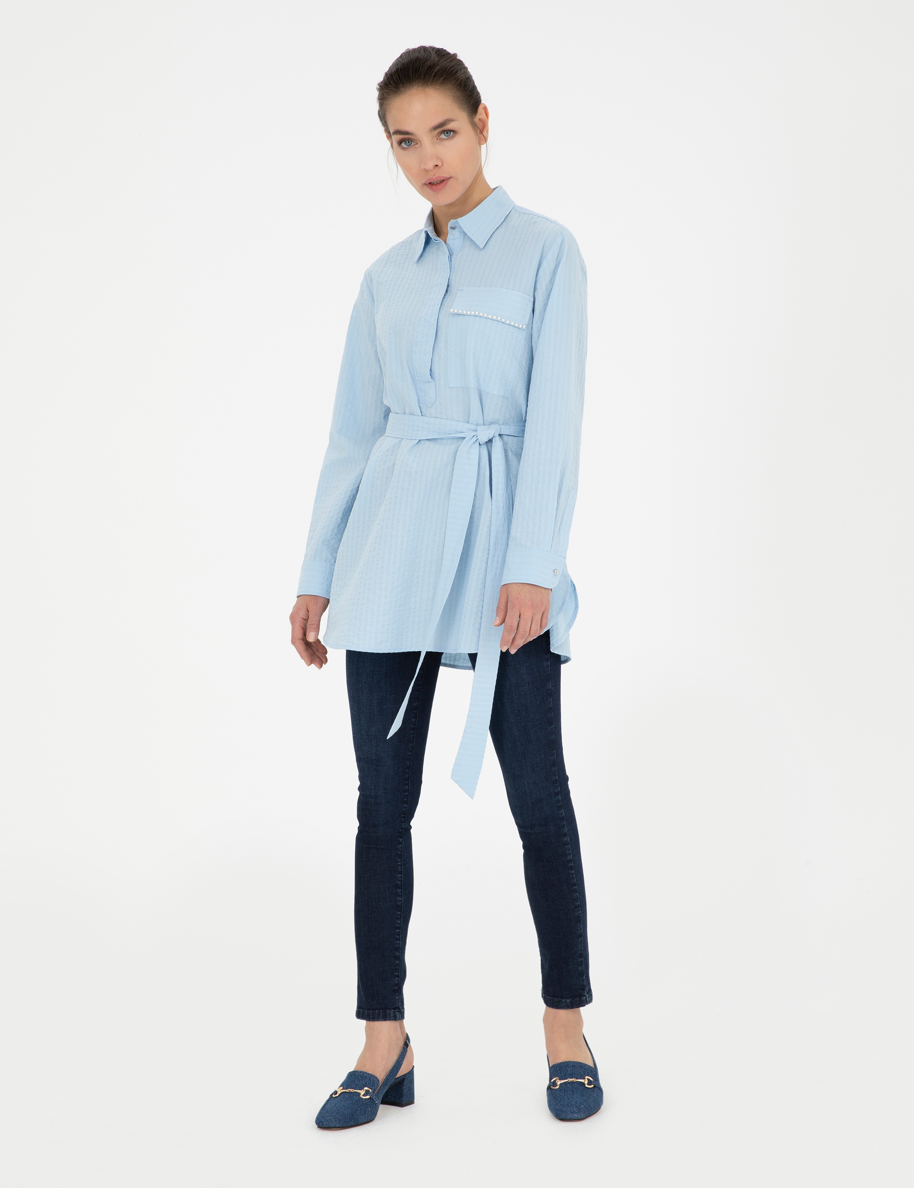 Mavi Comfort Fit Tunik - Image 4