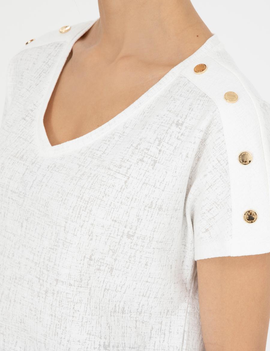 Ekru Regular Fit Tişört