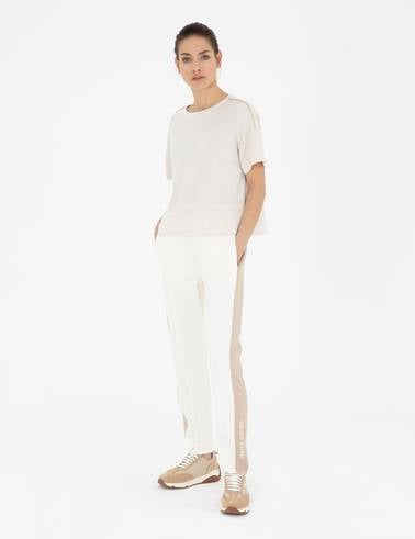 Ekru Regular Fit Eşofman Altı