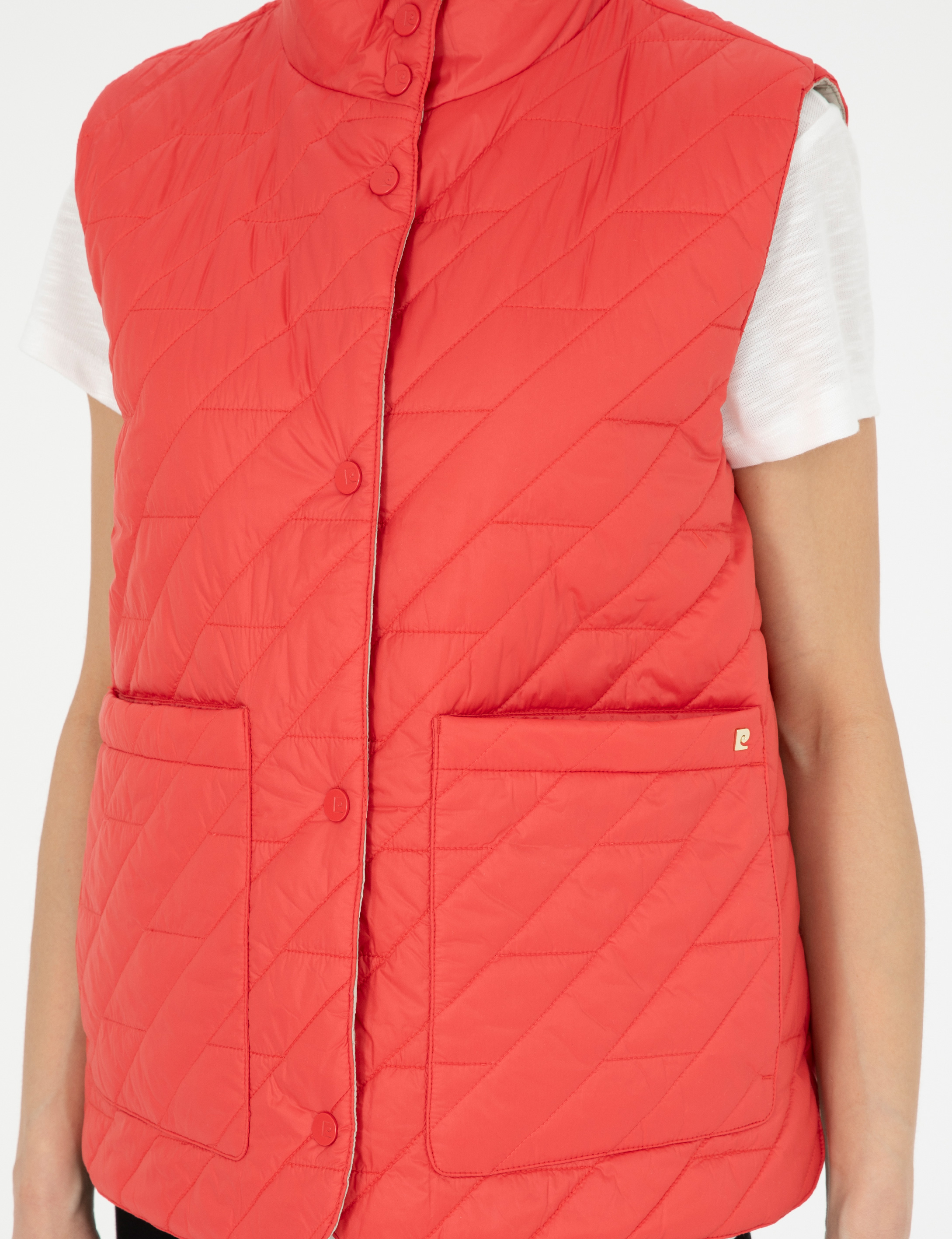 Nar Çiçeği Regular Fit Yelek - Image 7