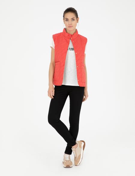 Nar Çiçeği Regular Fit Yelek - 50282398028