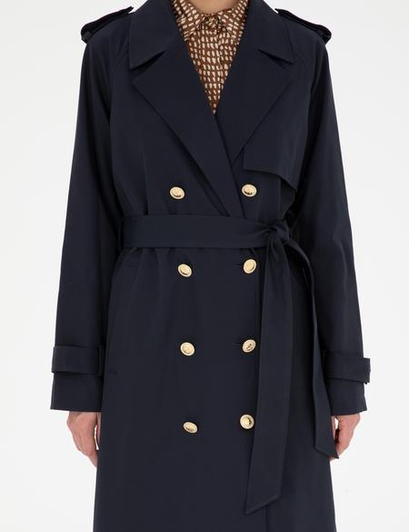 Lacivert Regular Fit Trençkot - 50282817013