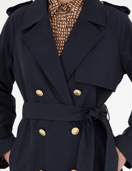 Lacivert Regular Fit Trençkot - 50282817013