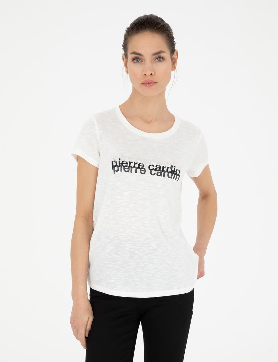 Beyaz Regular Fit Tişört