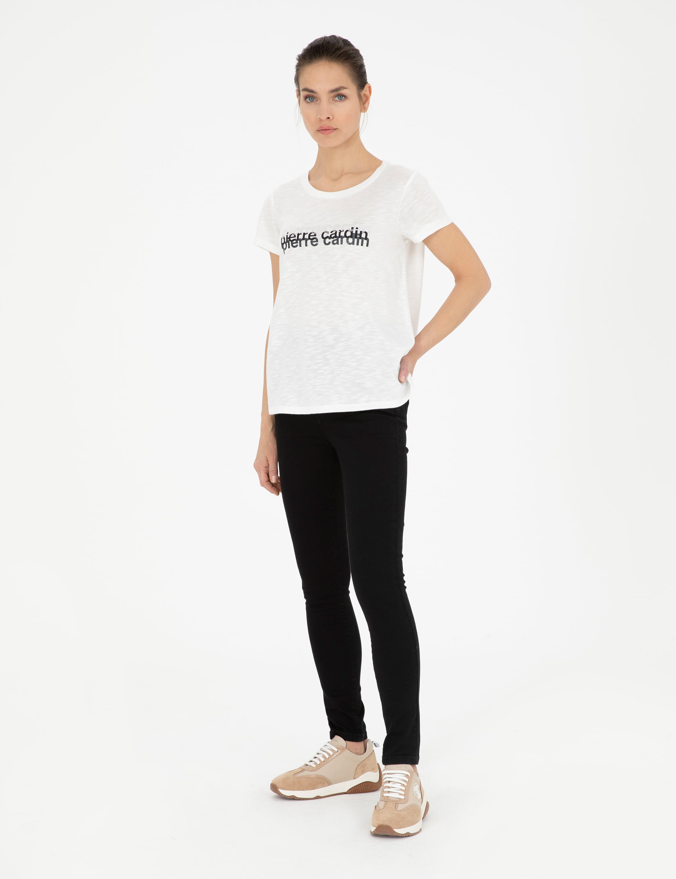 Siyah Skinny Fit Jean Pantolon - Image 1
