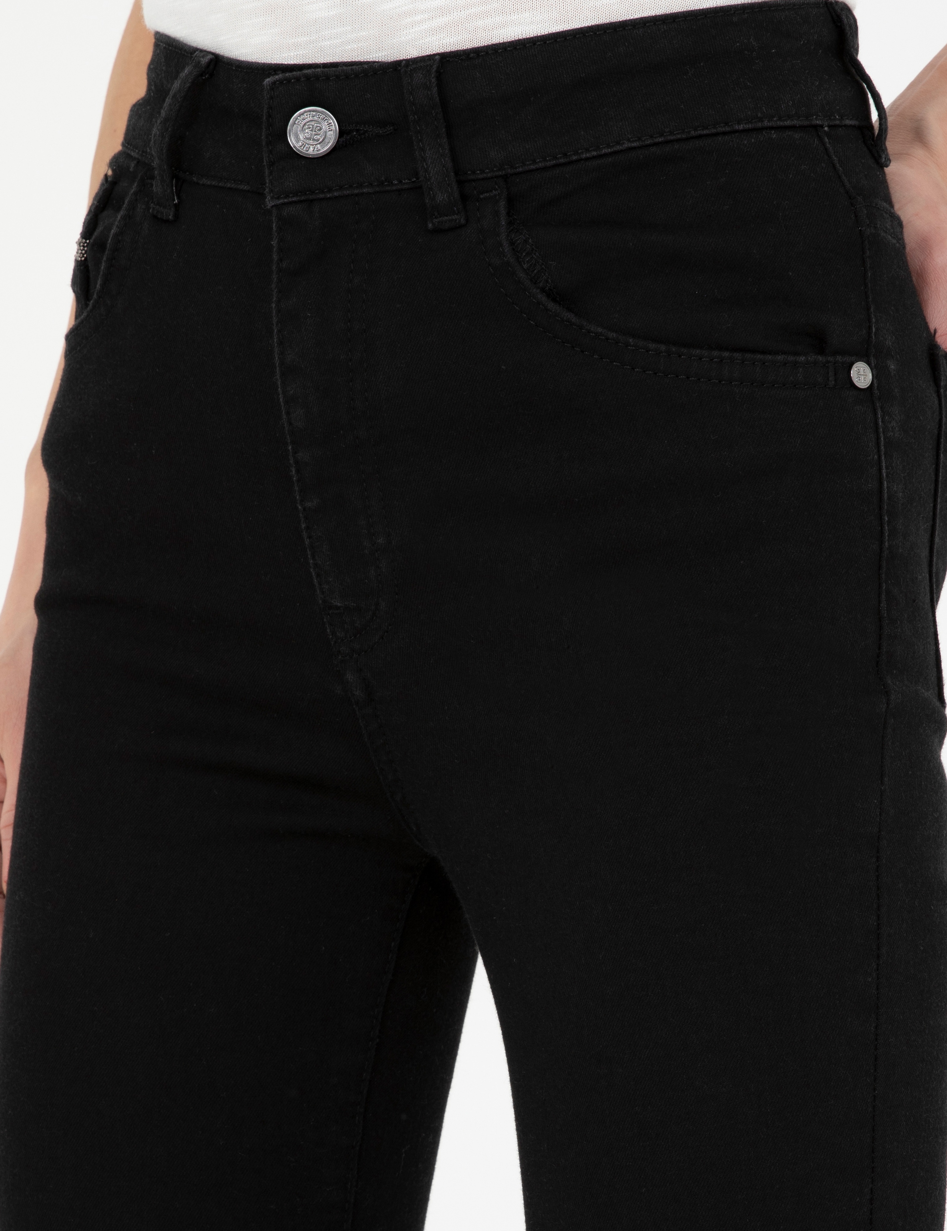Siyah Skinny Fit Jean Pantolon