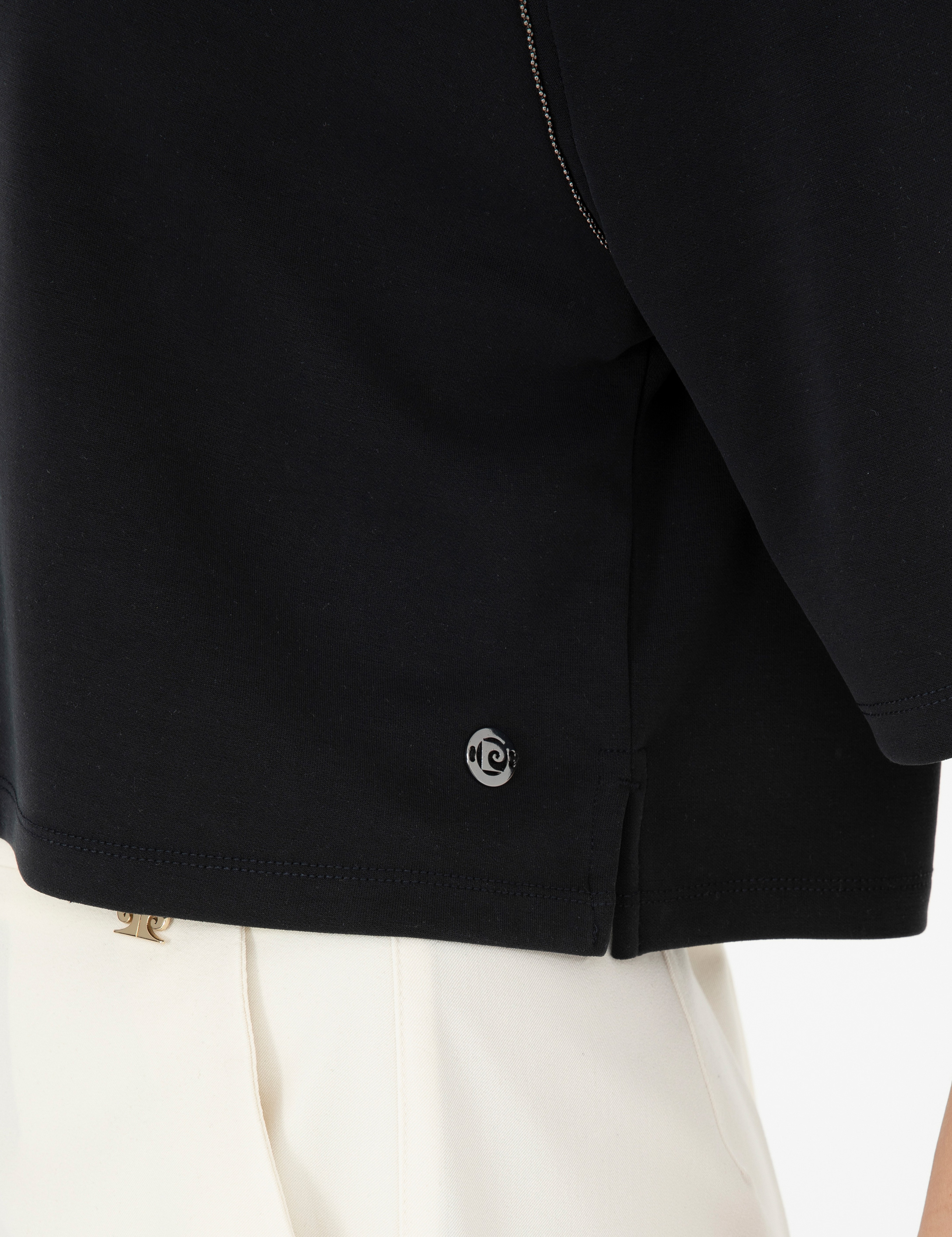 Siyah Comfort Fit Sweatshirt - Image 7