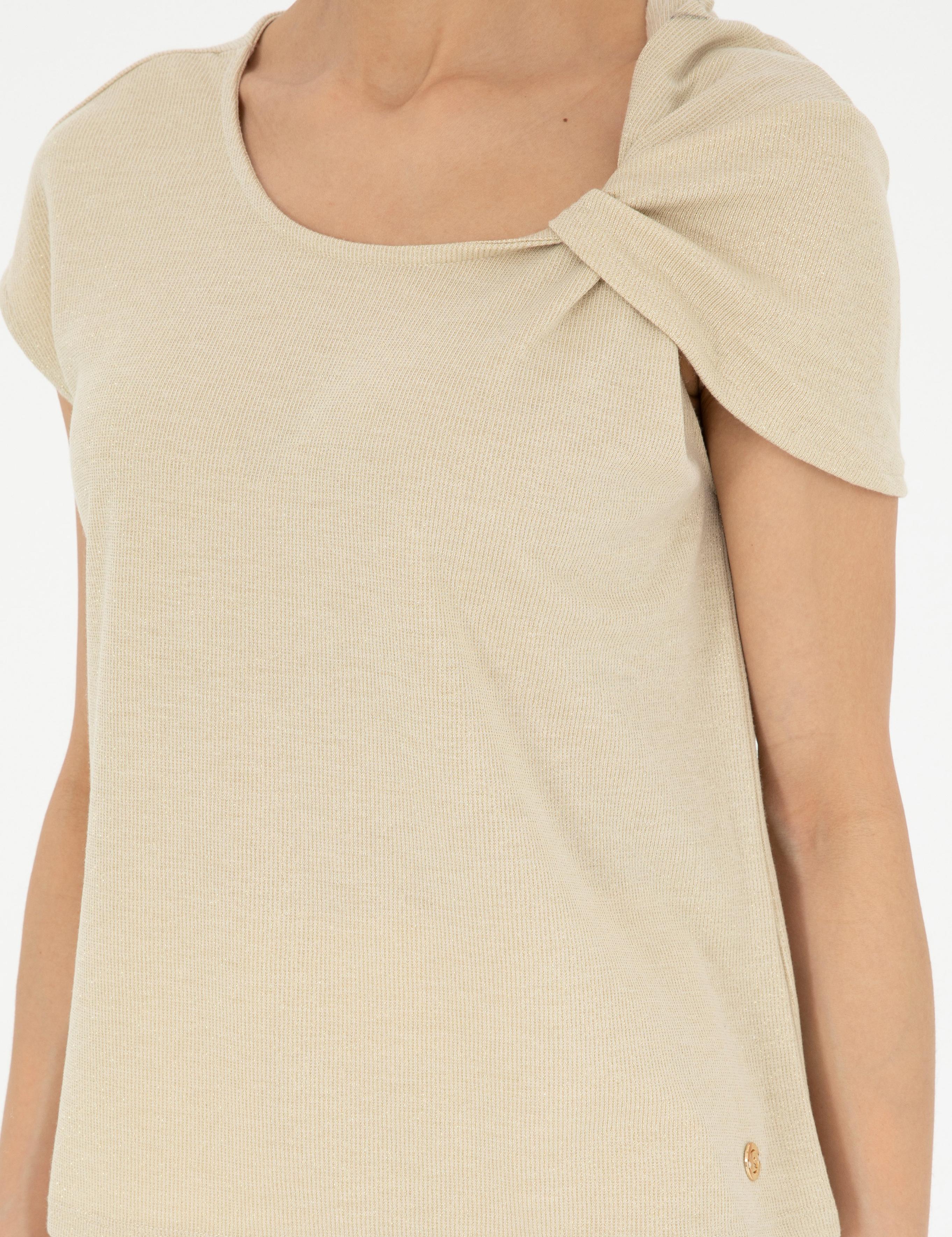 Bej A Kesim Tişört