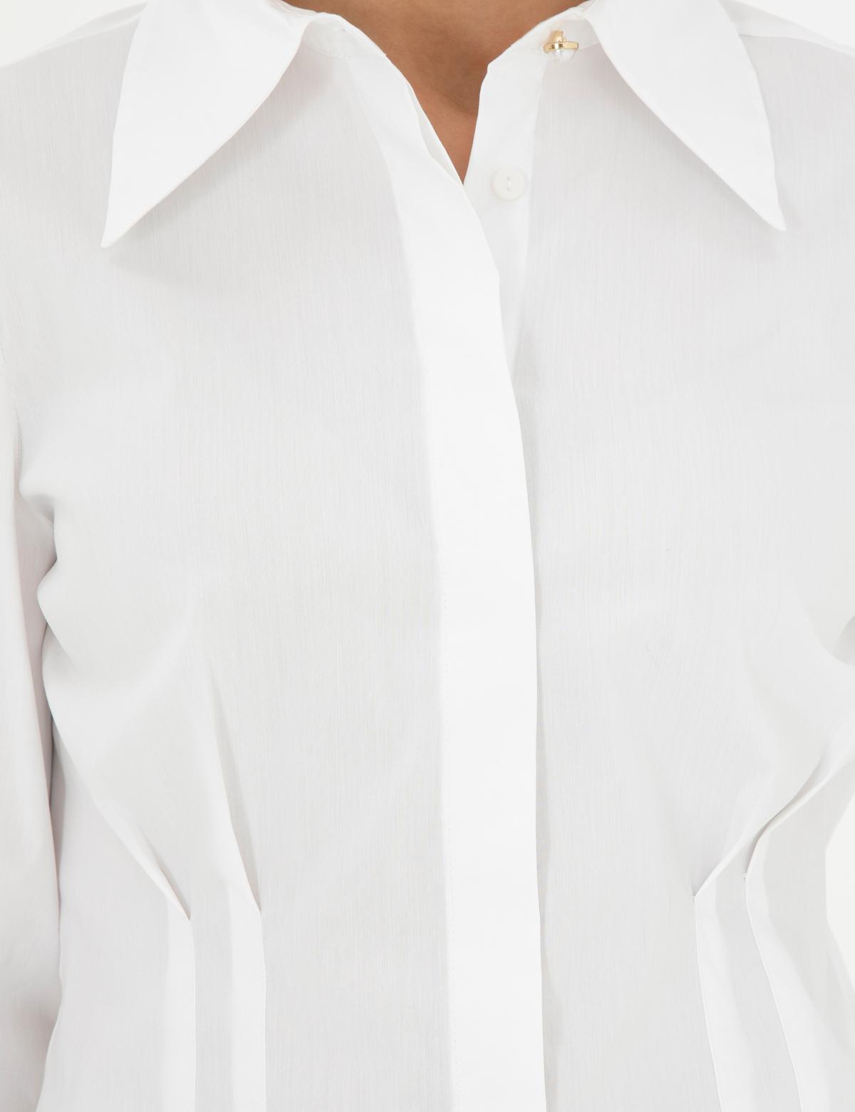 Beyaz Slim Fit Uzun Kollu Gömlek - 50284562005